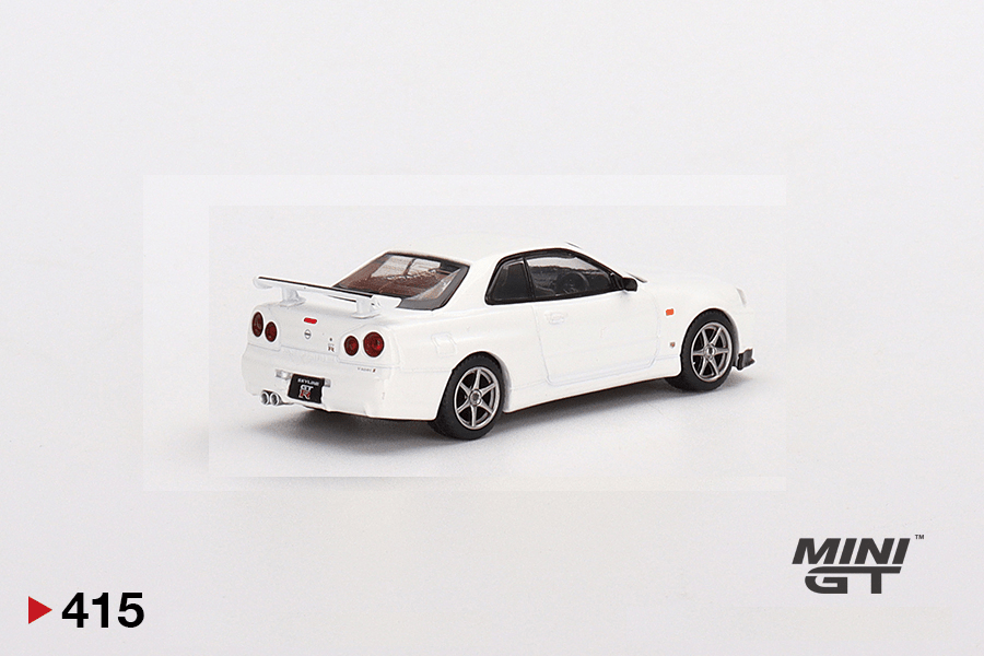 Auto a escala marca Mini GT, Modelo Nissan Skyline GT - R - Chido Toys