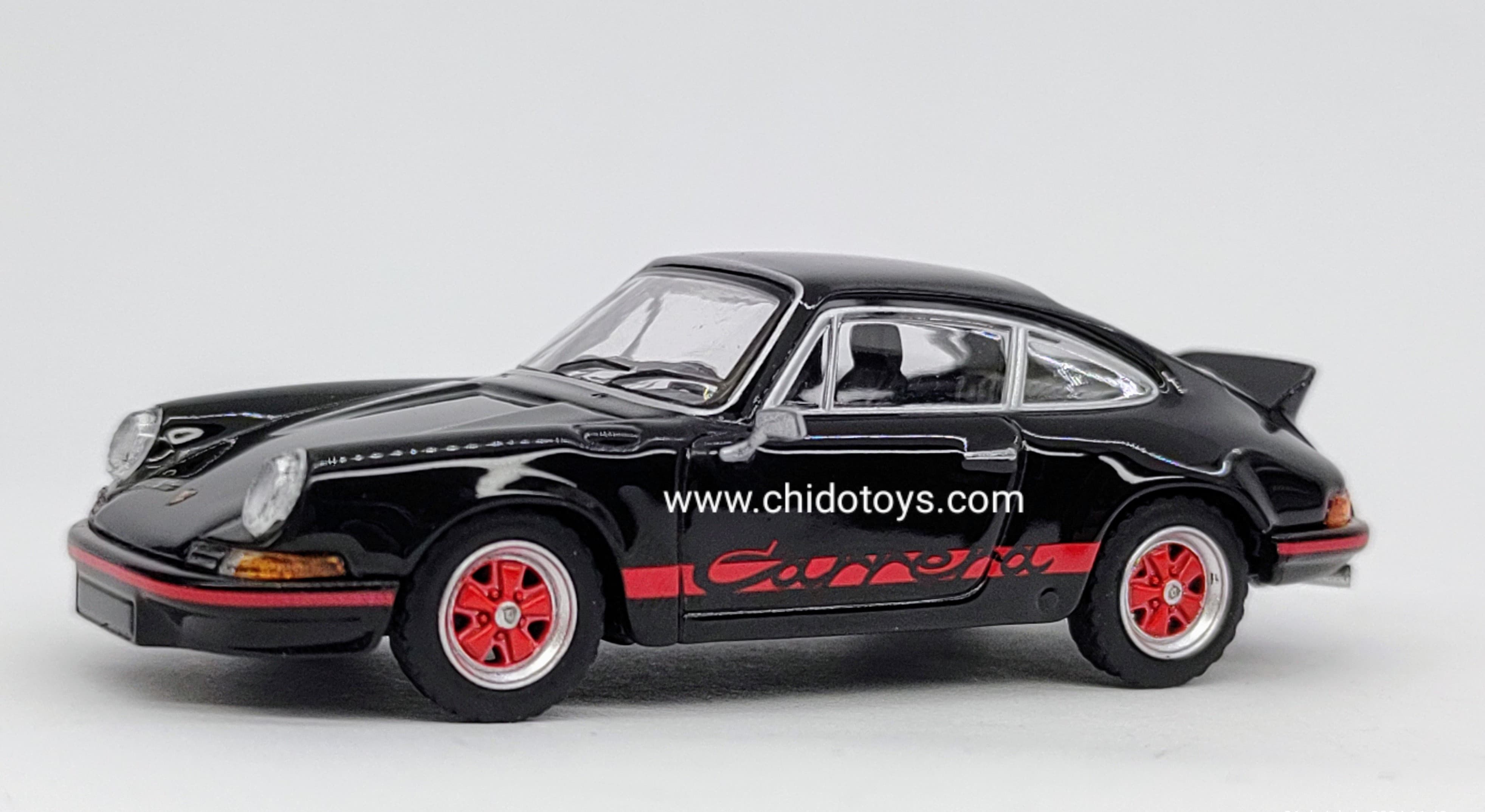 Auto a escala marca Mini GT Modelo Porsche 911 Carrera RS 2.7 - Chido Toys