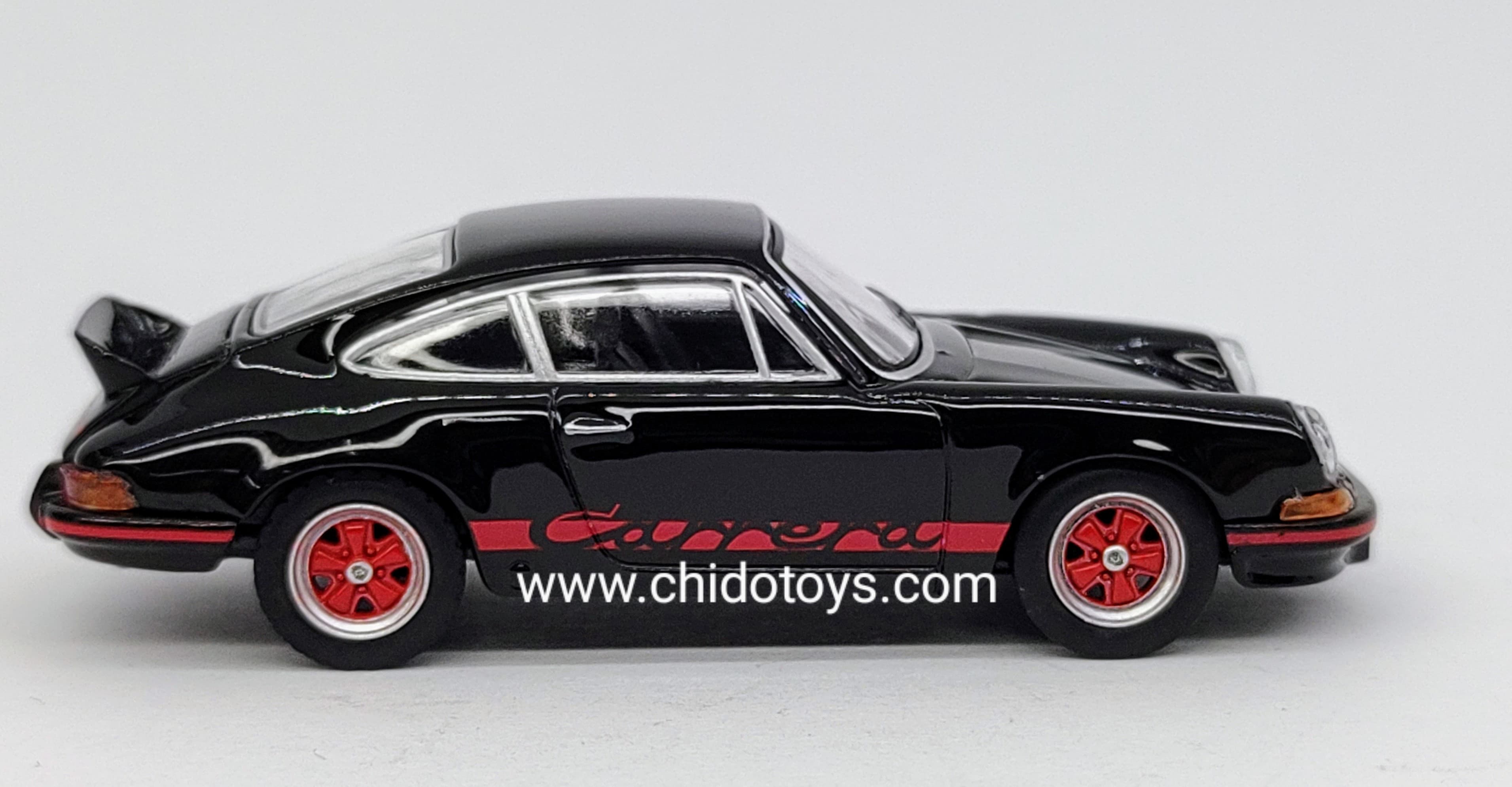 Auto a escala marca Mini GT Modelo Porsche 911 Carrera RS 2.7 - Chido Toys