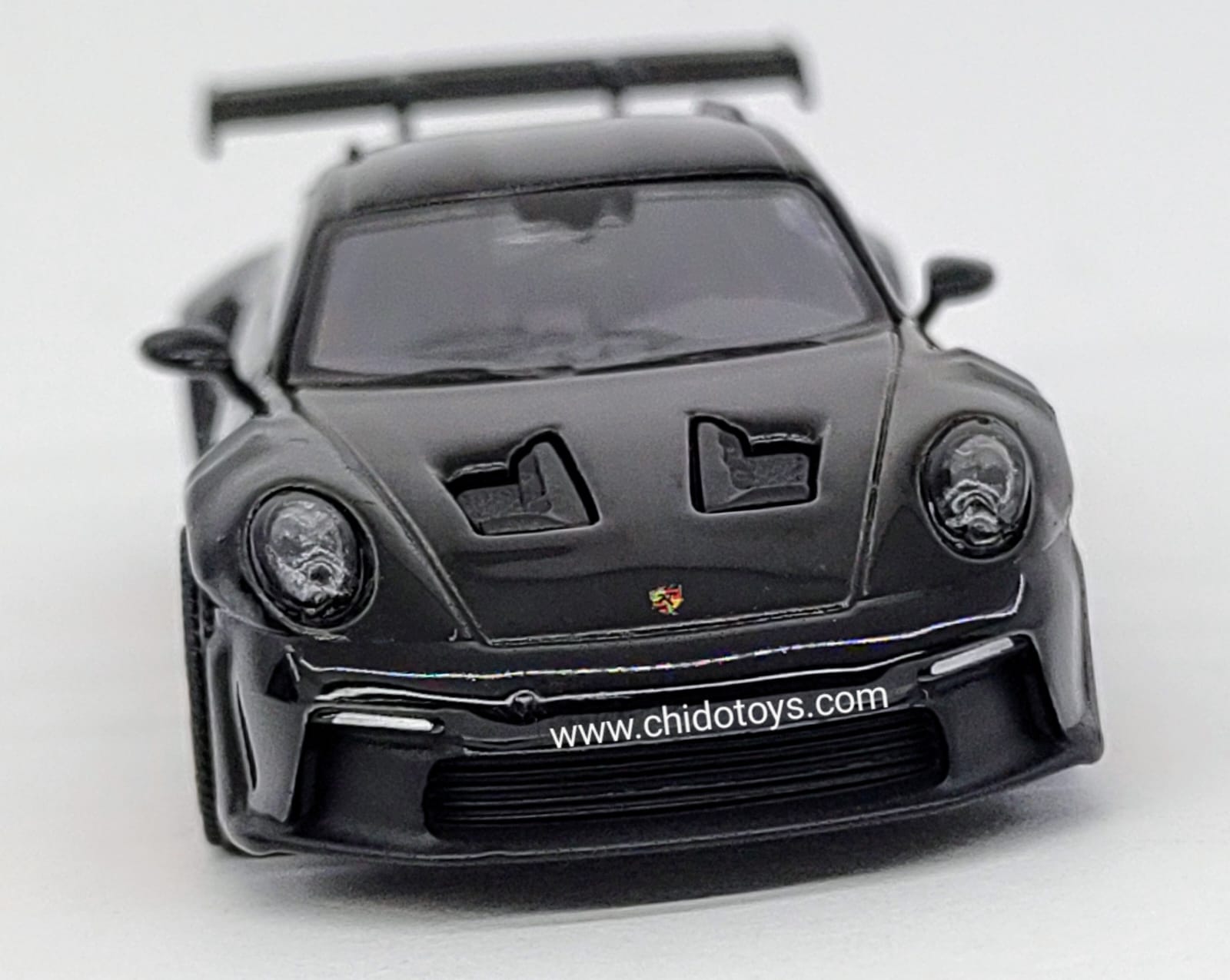 Auto a escala marca Mini GT, Modelo Porsche 911 GT3 RS Black - Chido Toys