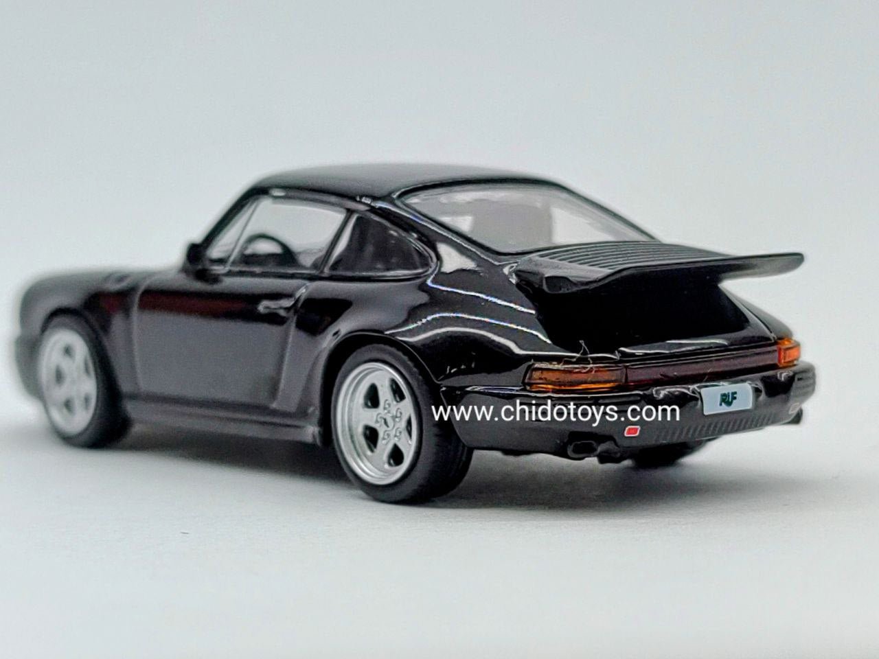 Auto a escala marca Mini GT, Modelo RUF CTR 1987 Black - Chido Toys