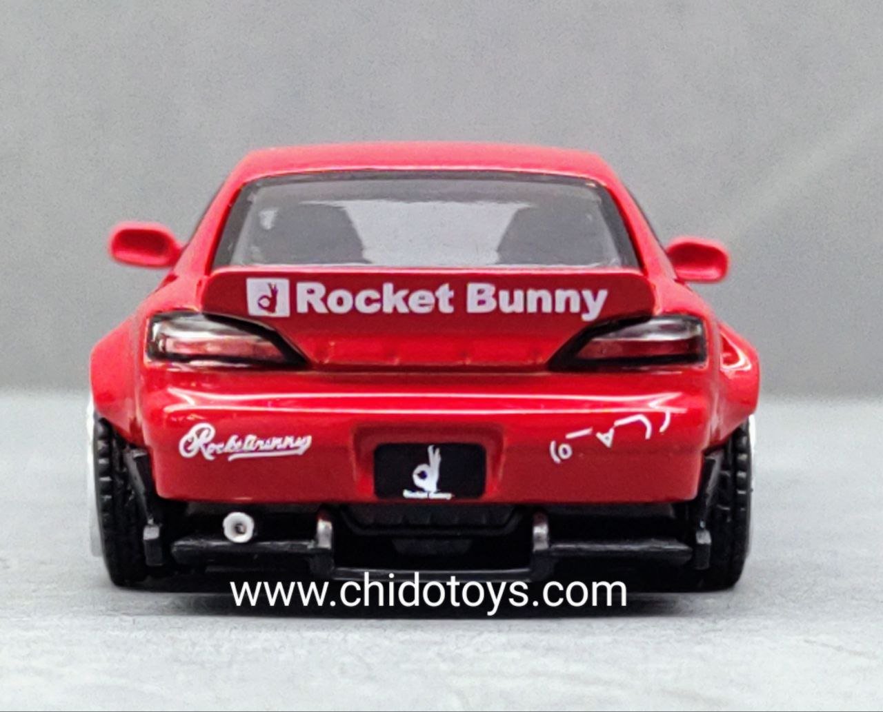 Auto a escala Marca Mini GT Nissan Silvia (S15) Rocket Bunny - Chido Toys