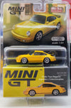 Auto a escala marca Mini GT Porsche RUF CTR 1987 Blossom Yellow - Chido Toys