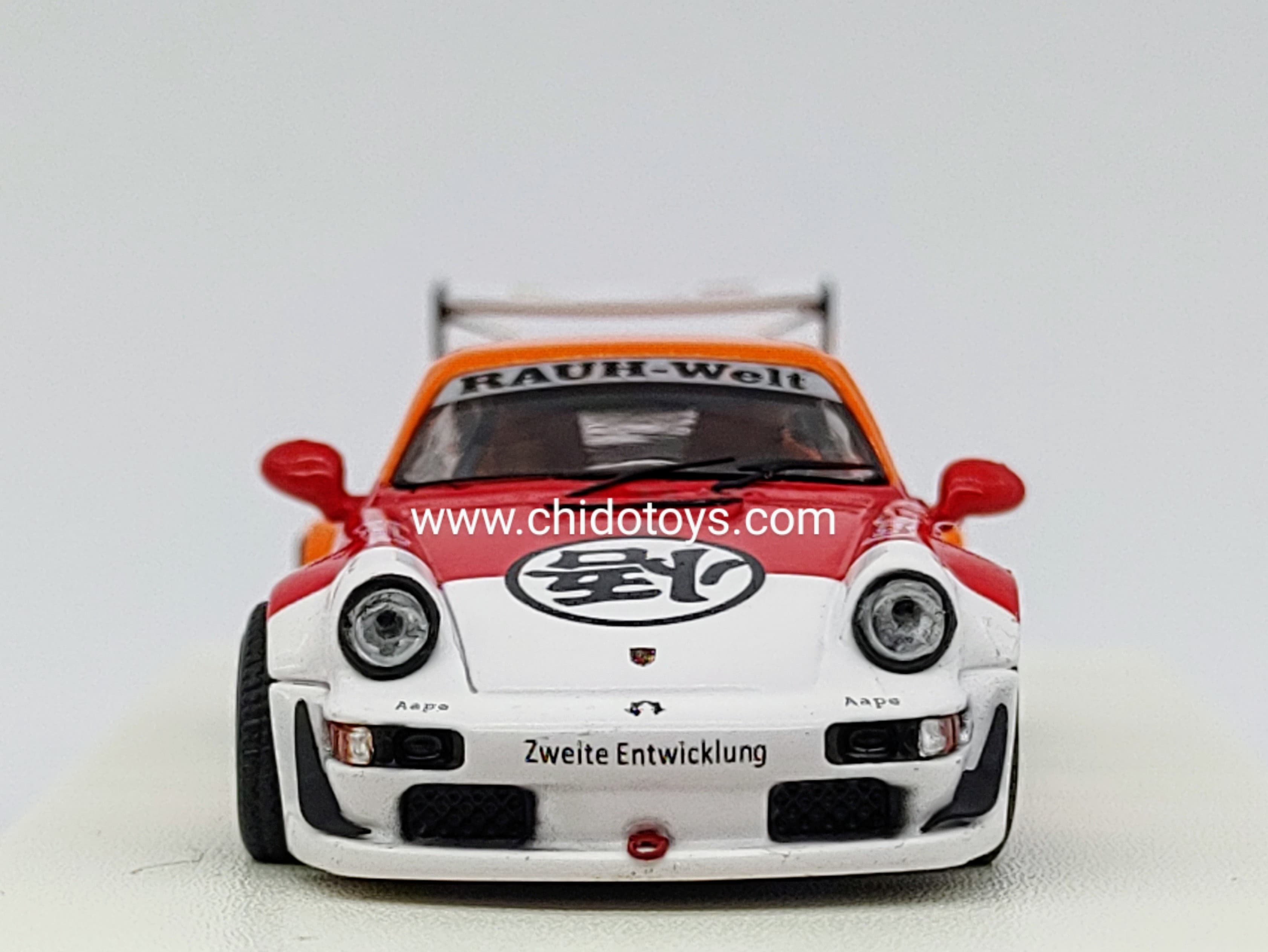 Auto a escala marca Mini Station modelo RWB Goku - Chido Toys