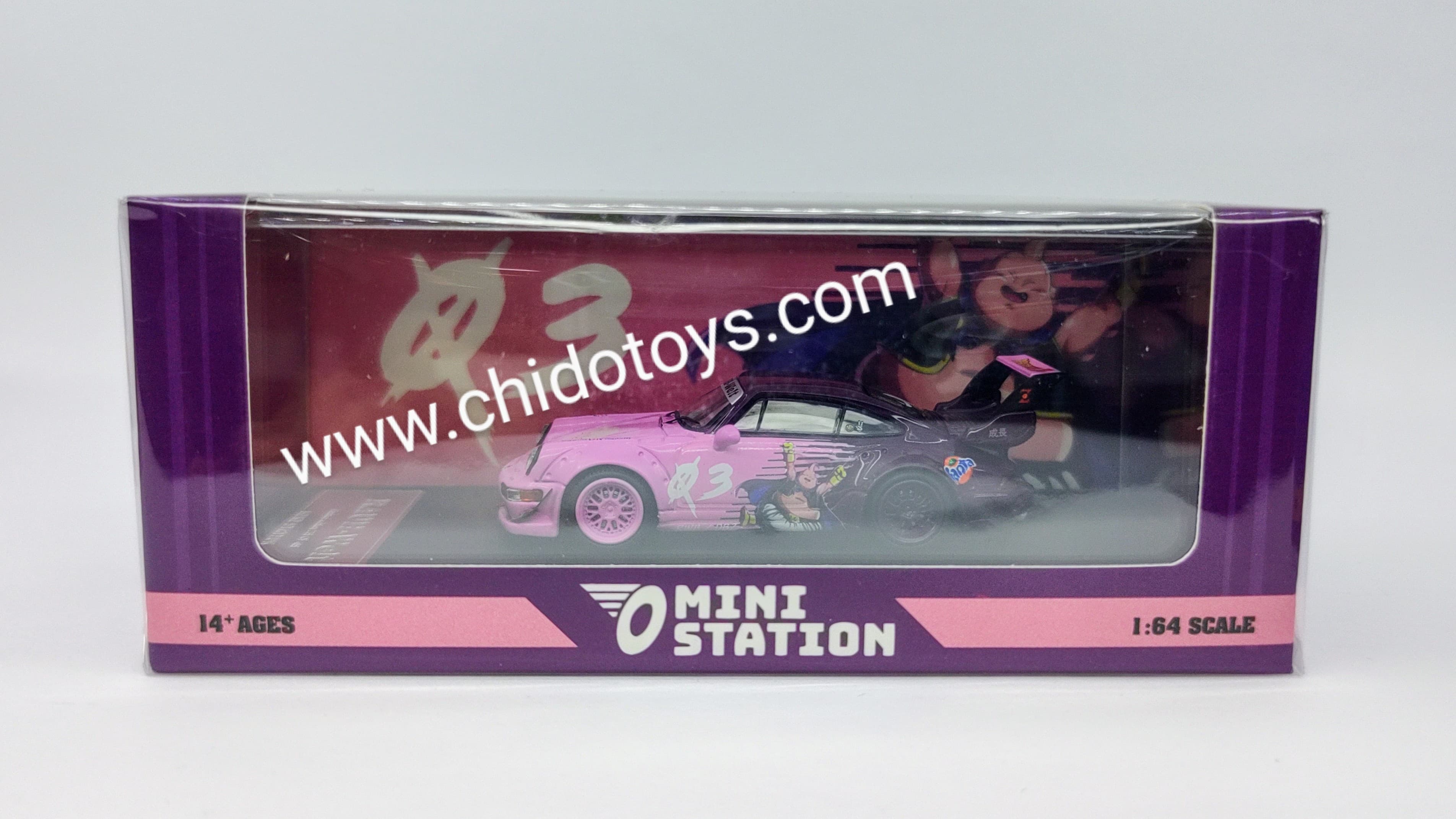 Auto a escala marca Mini Station modelo RWB Majin - Chido Toys