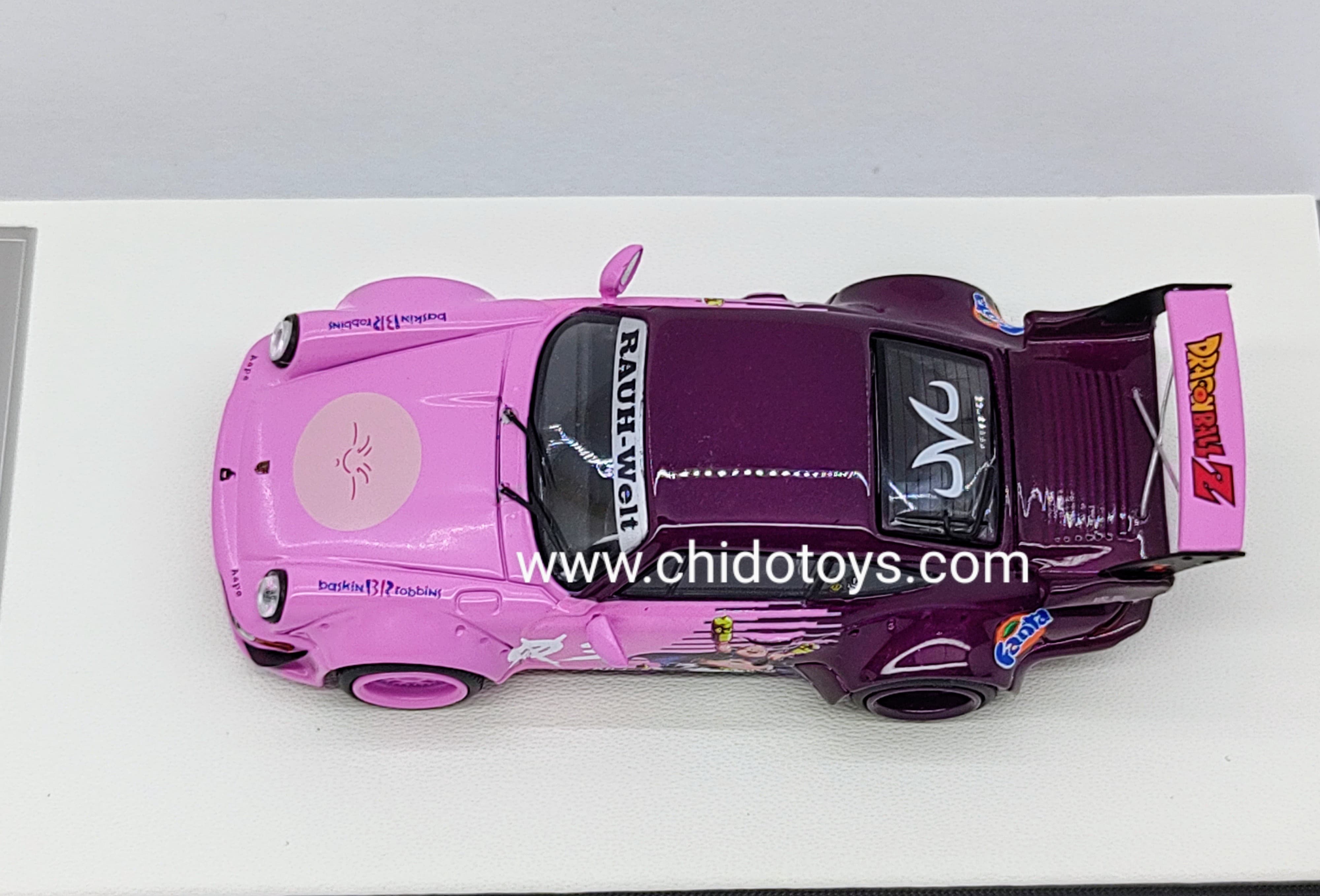 Auto a escala marca Mini Station modelo RWB Majin - Chido Toys