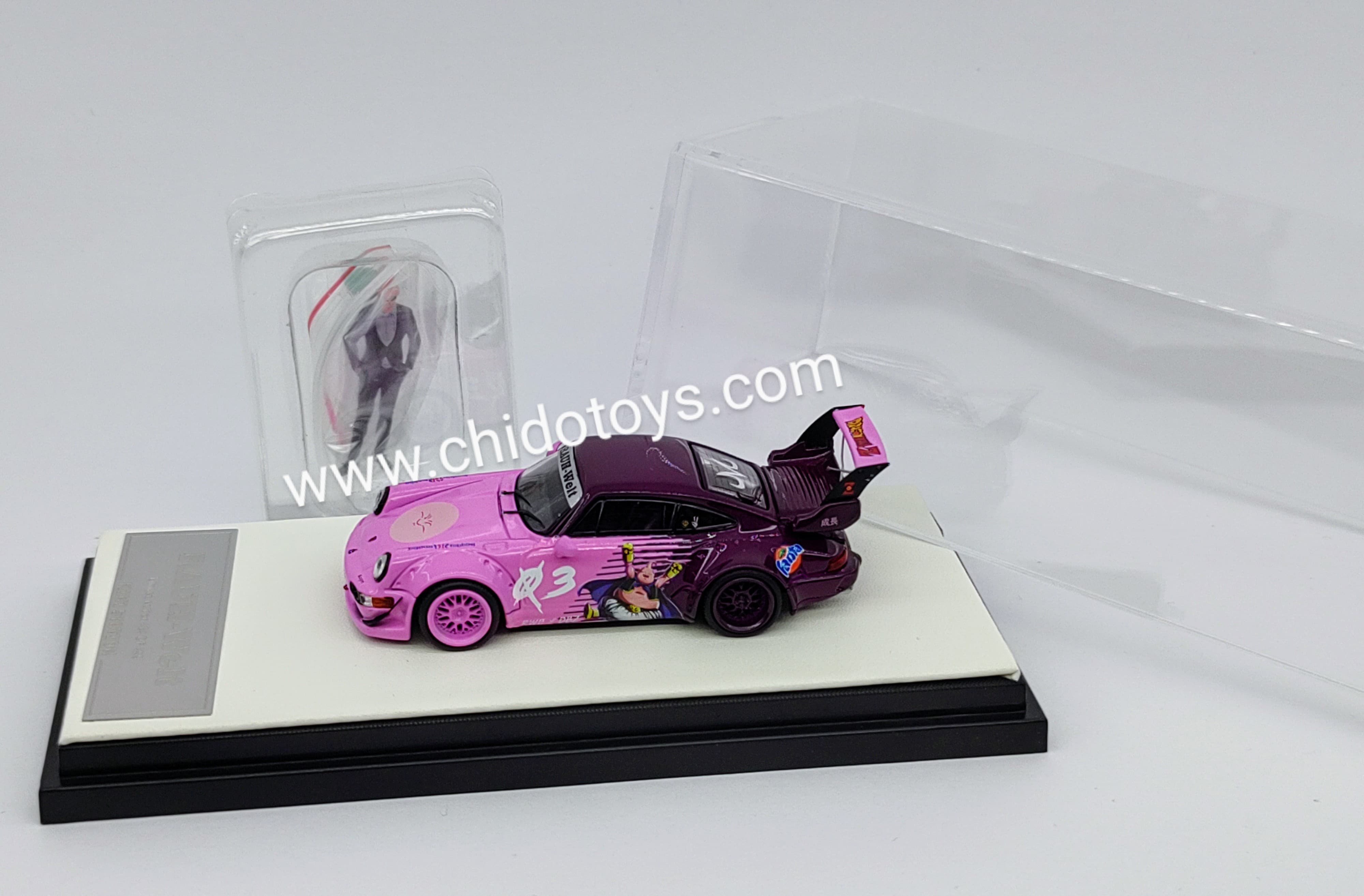 Auto a escala marca Mini Station modelo RWB Majin - Chido Toys