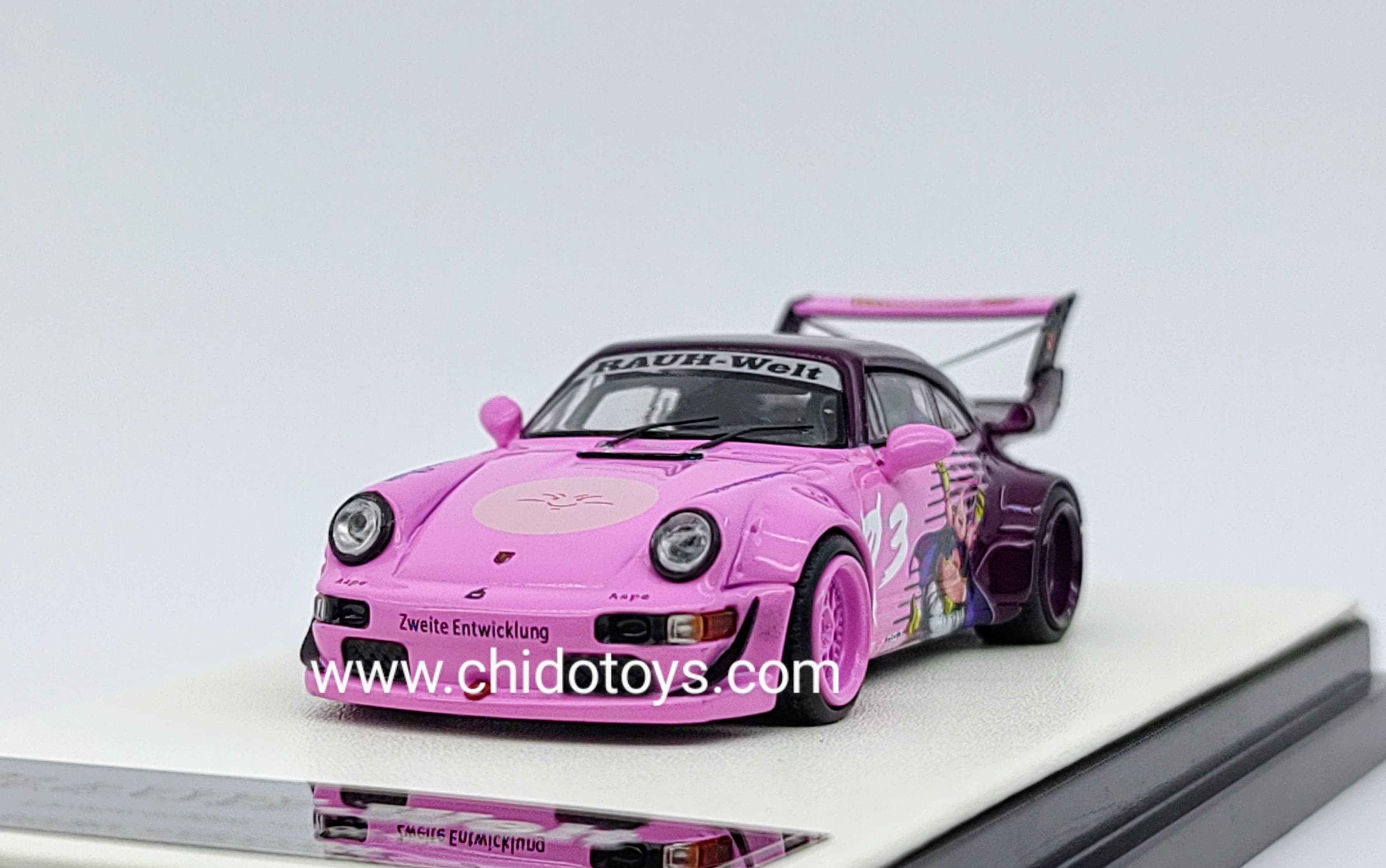 Auto a escala marca Mini Station modelo RWB Majin - Chido Toys