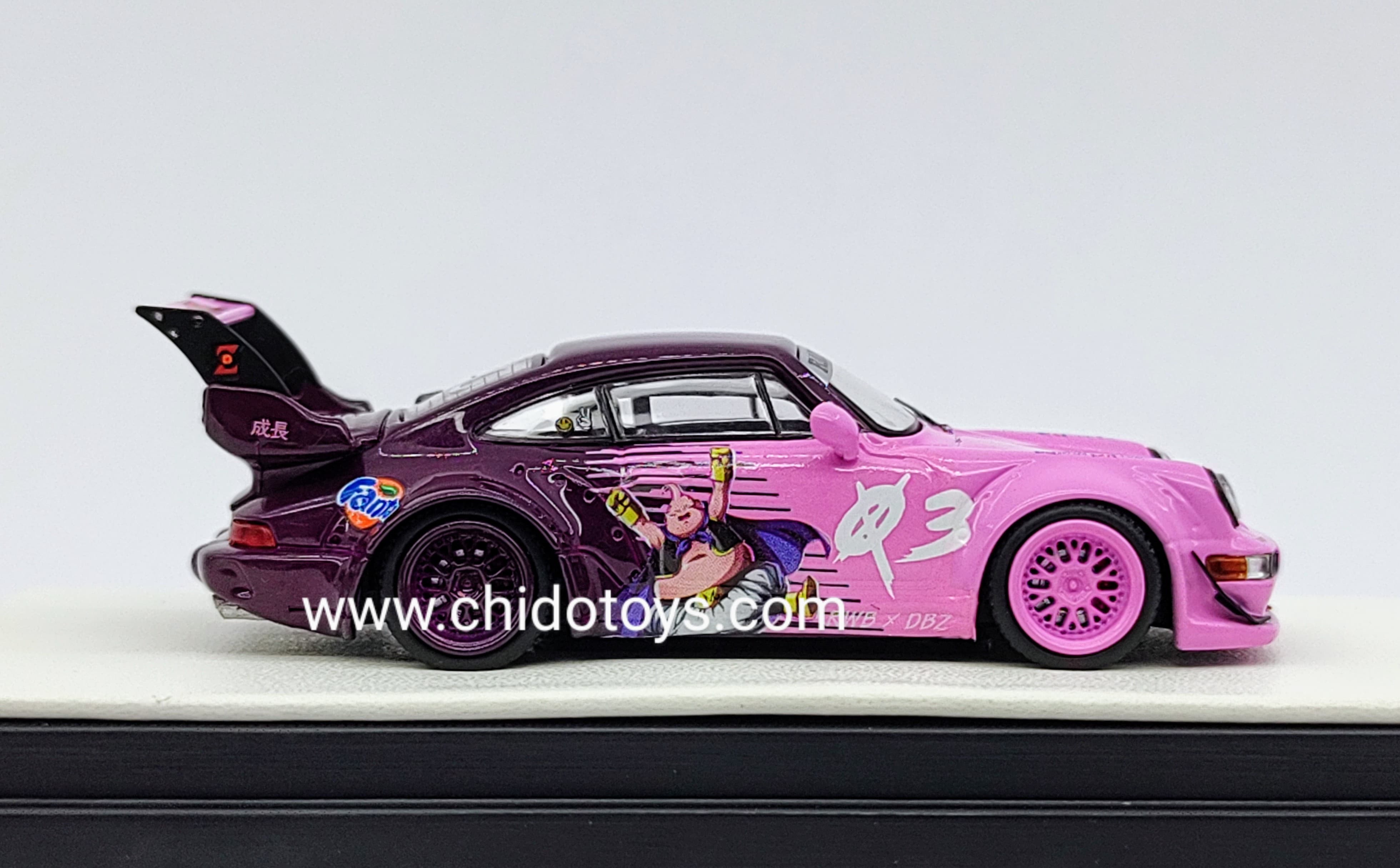 Auto a escala marca Mini Station modelo RWB Majin - Chido Toys