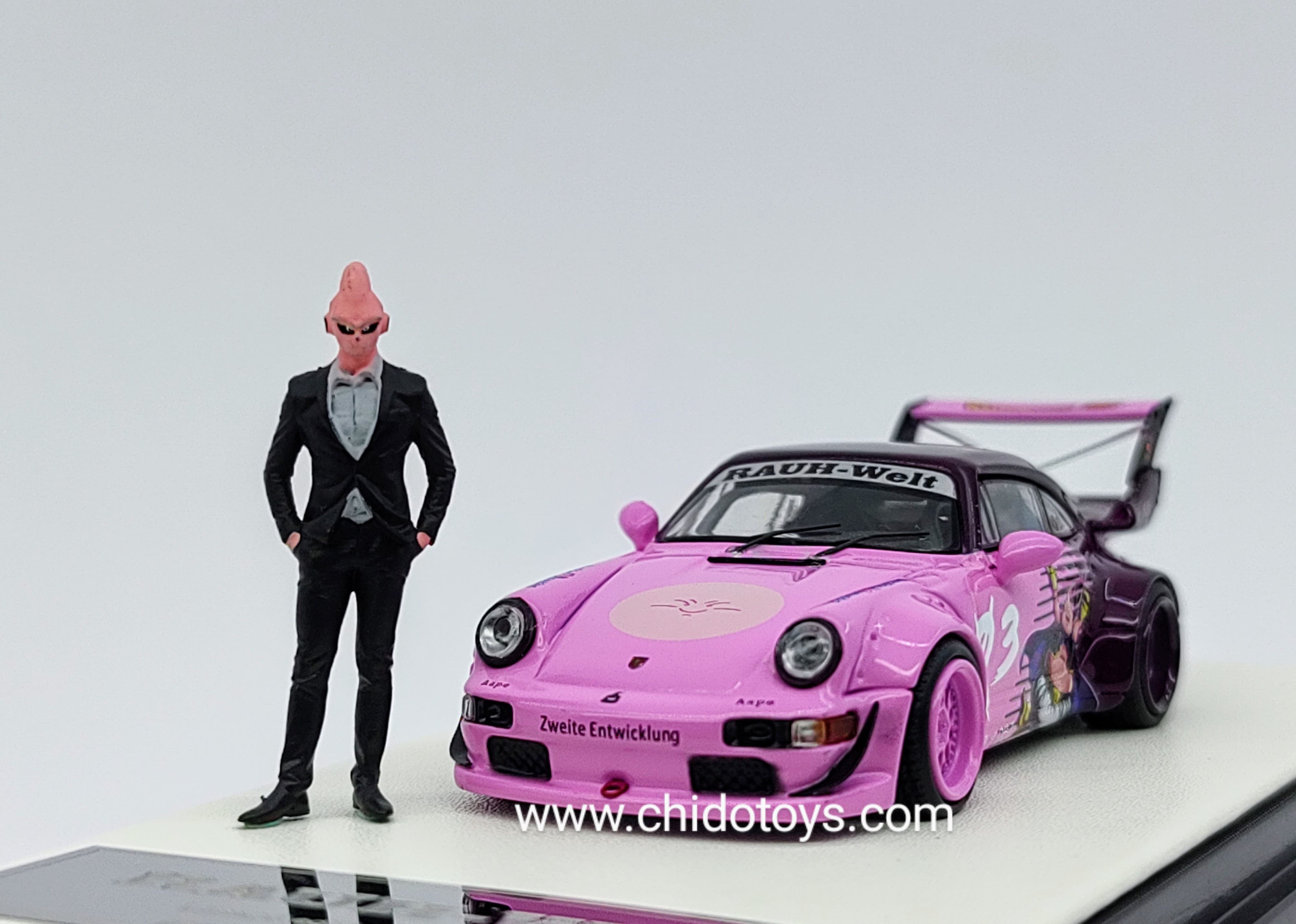 Auto a escala marca Mini Station modelo RWB Majin - Chido Toys