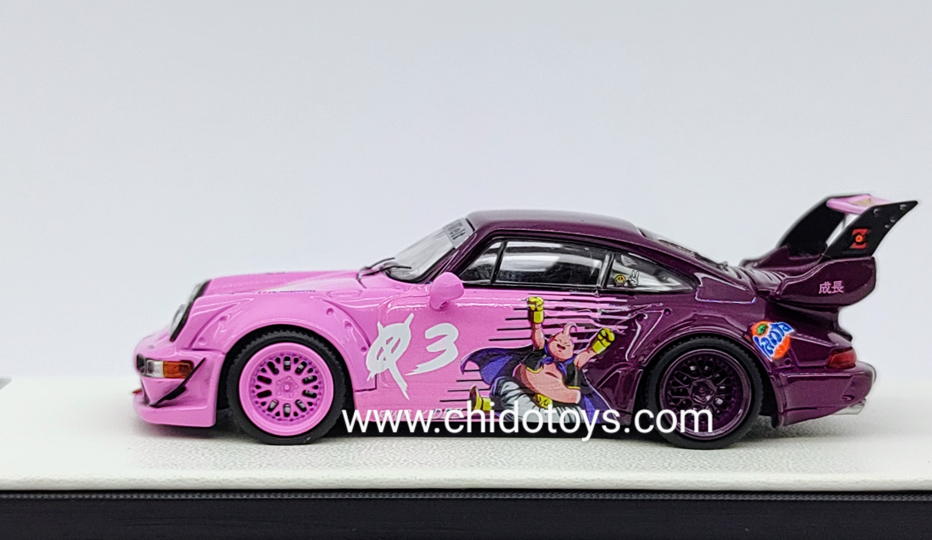 Auto a escala marca Mini Station modelo RWB Majin - Chido Toys