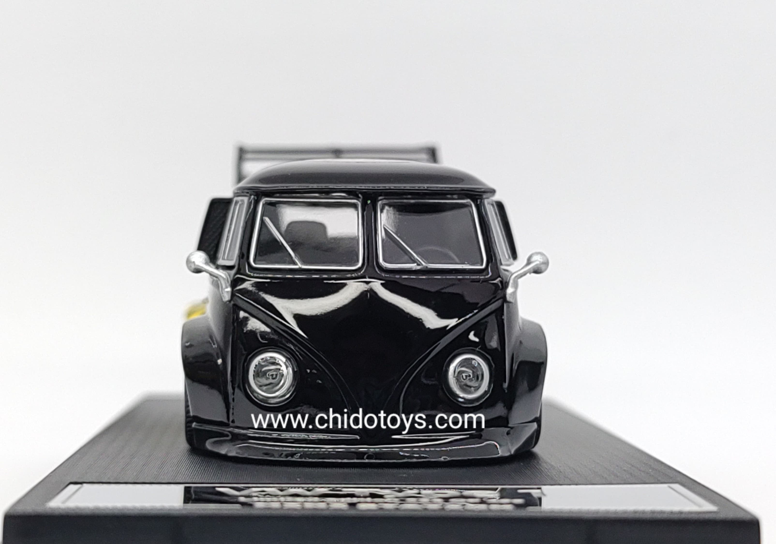 Auto a escala marca Mini Station, Modelo SET V.W Black - Chido Toys