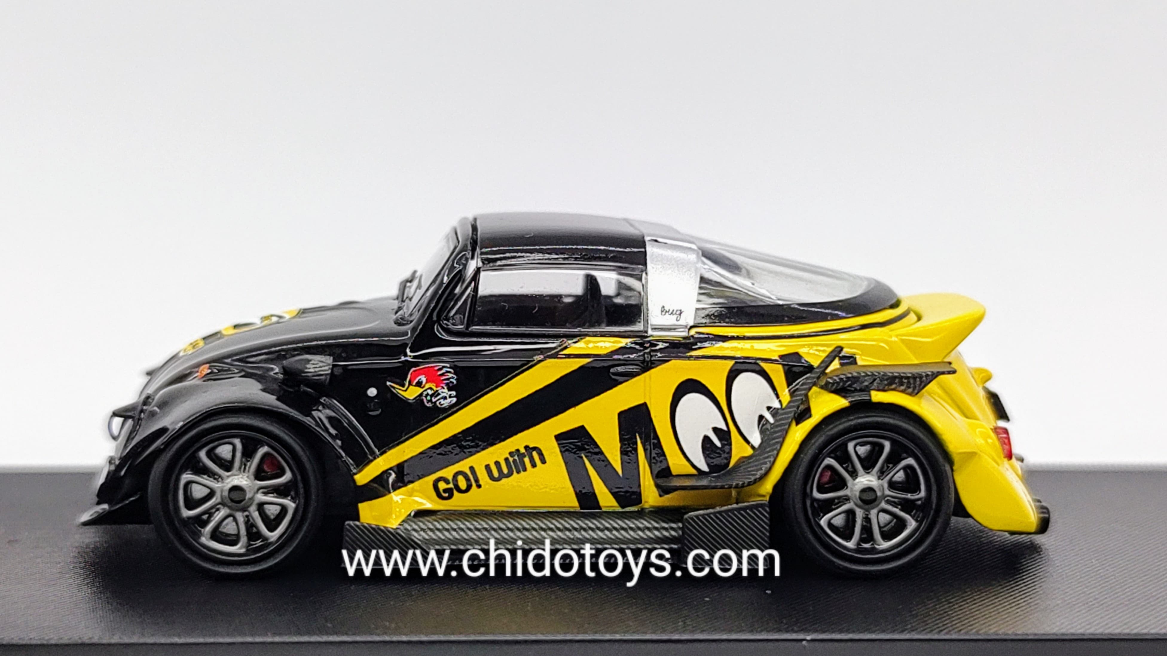 Auto a escala marca Mini Station, Modelo SET V.W Black - Chido Toys