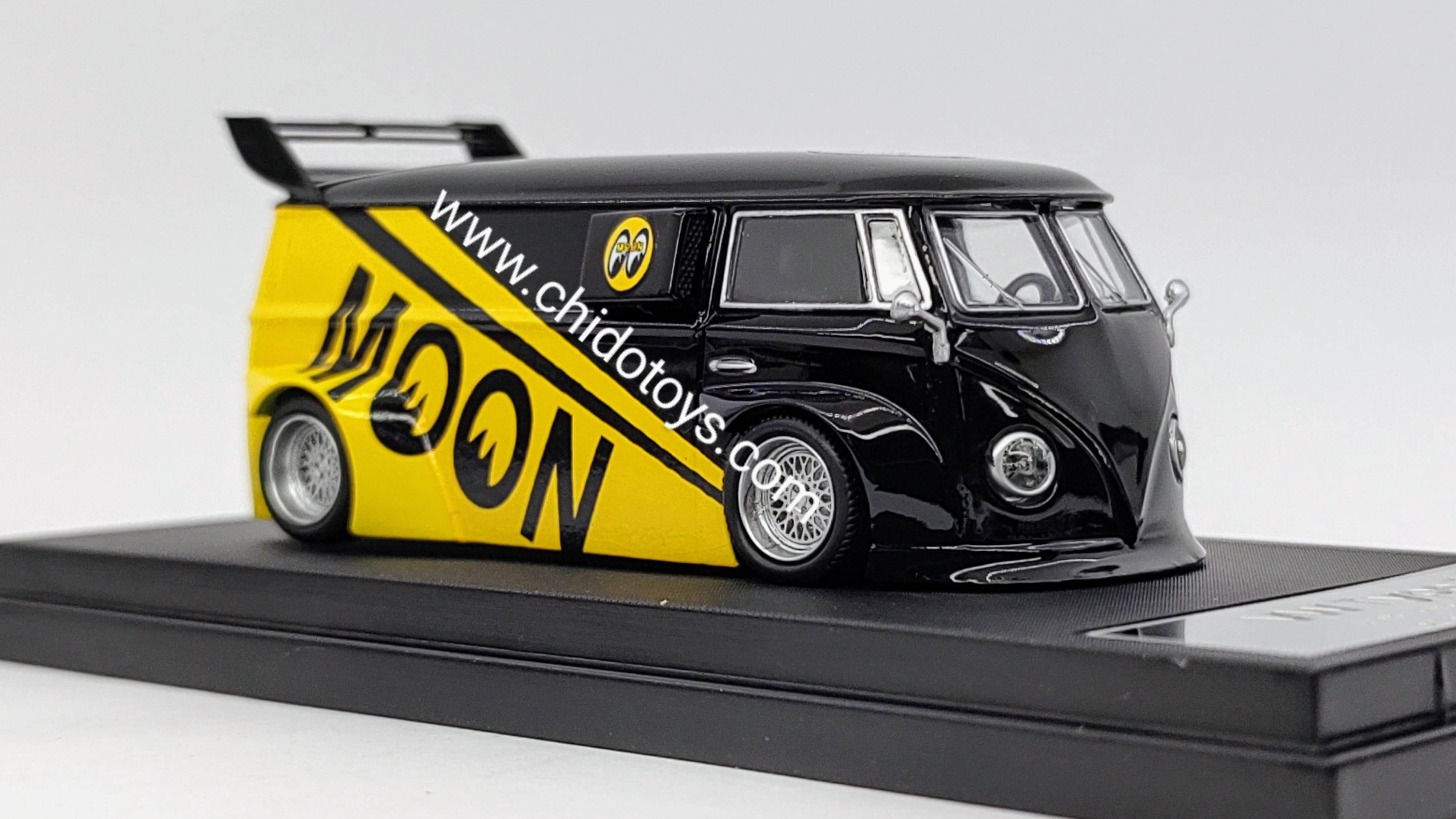 Auto a escala marca Mini Station, Modelo SET V.W Black - Chido Toys