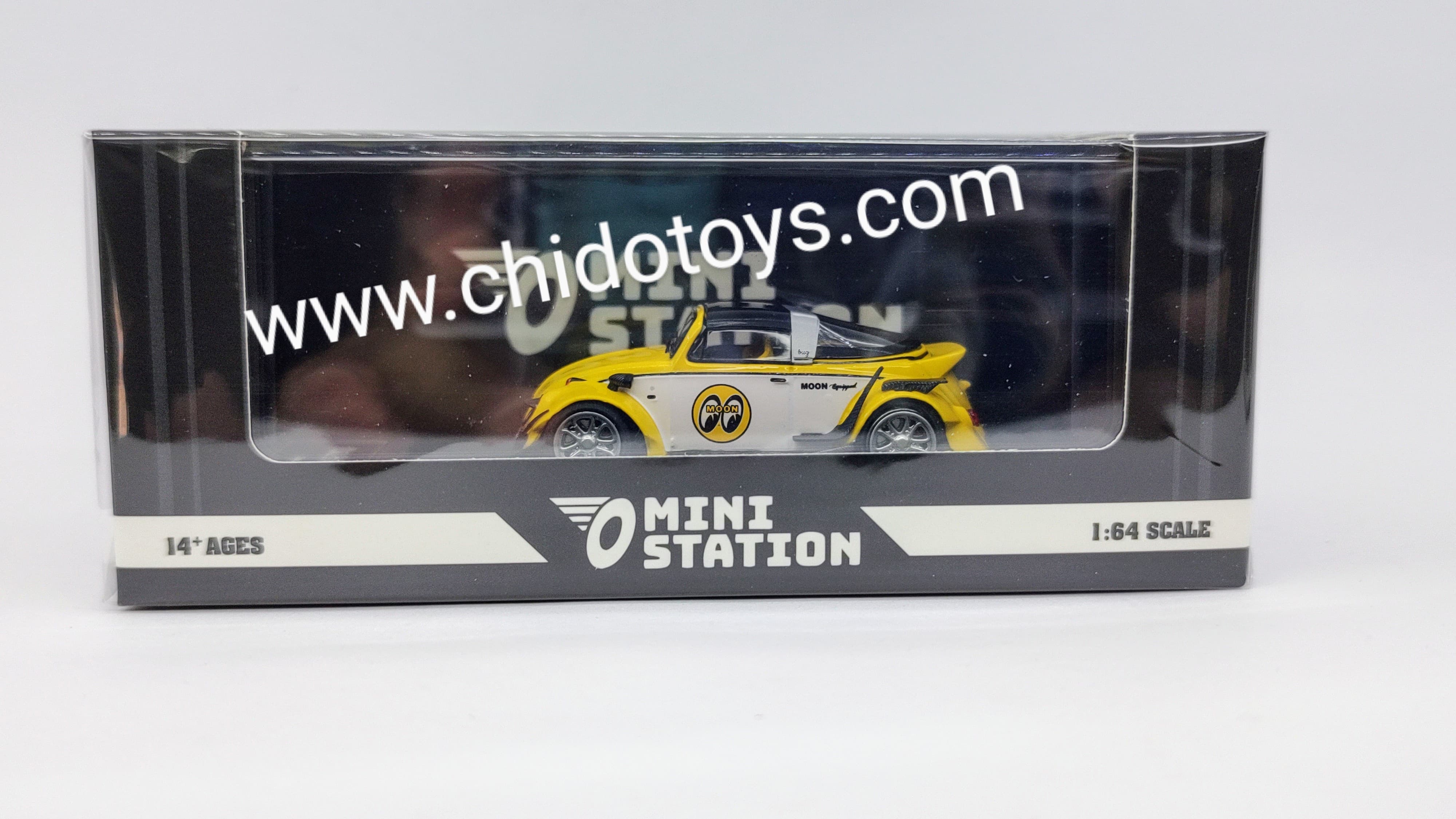 Auto a escala marca Mini Station, Modelo V.W Moon - Chido Toys