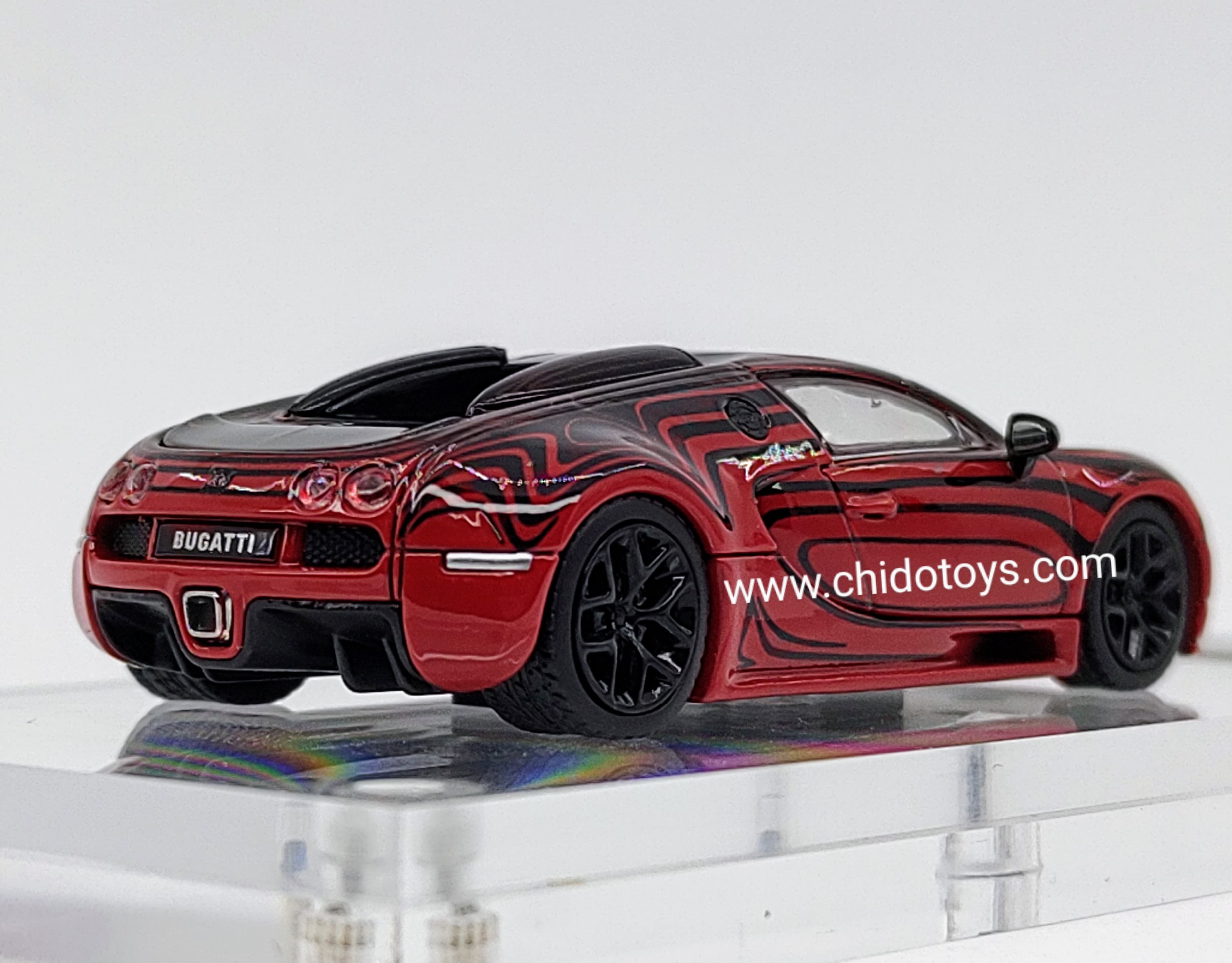 Auto a escala marca Mortal, Modelo Bugatti Veyron - Chido Toys