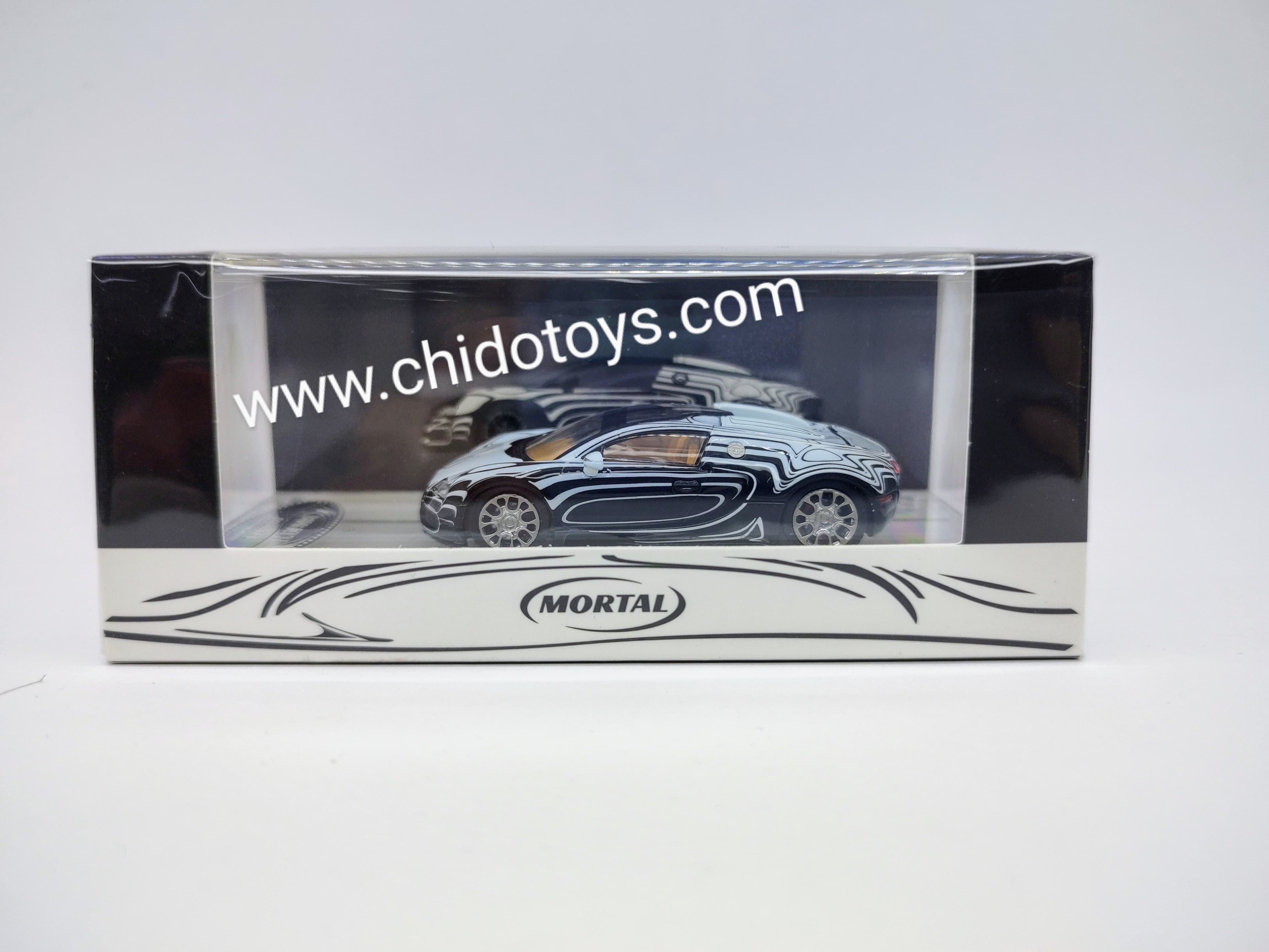 Auto a escala marca Mortal, Modelo Bugatti Veyron - Chido Toys