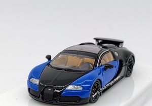 Auto a escala marca Mortal, Modelo Bugatti Veyron Azul - Chido Toys