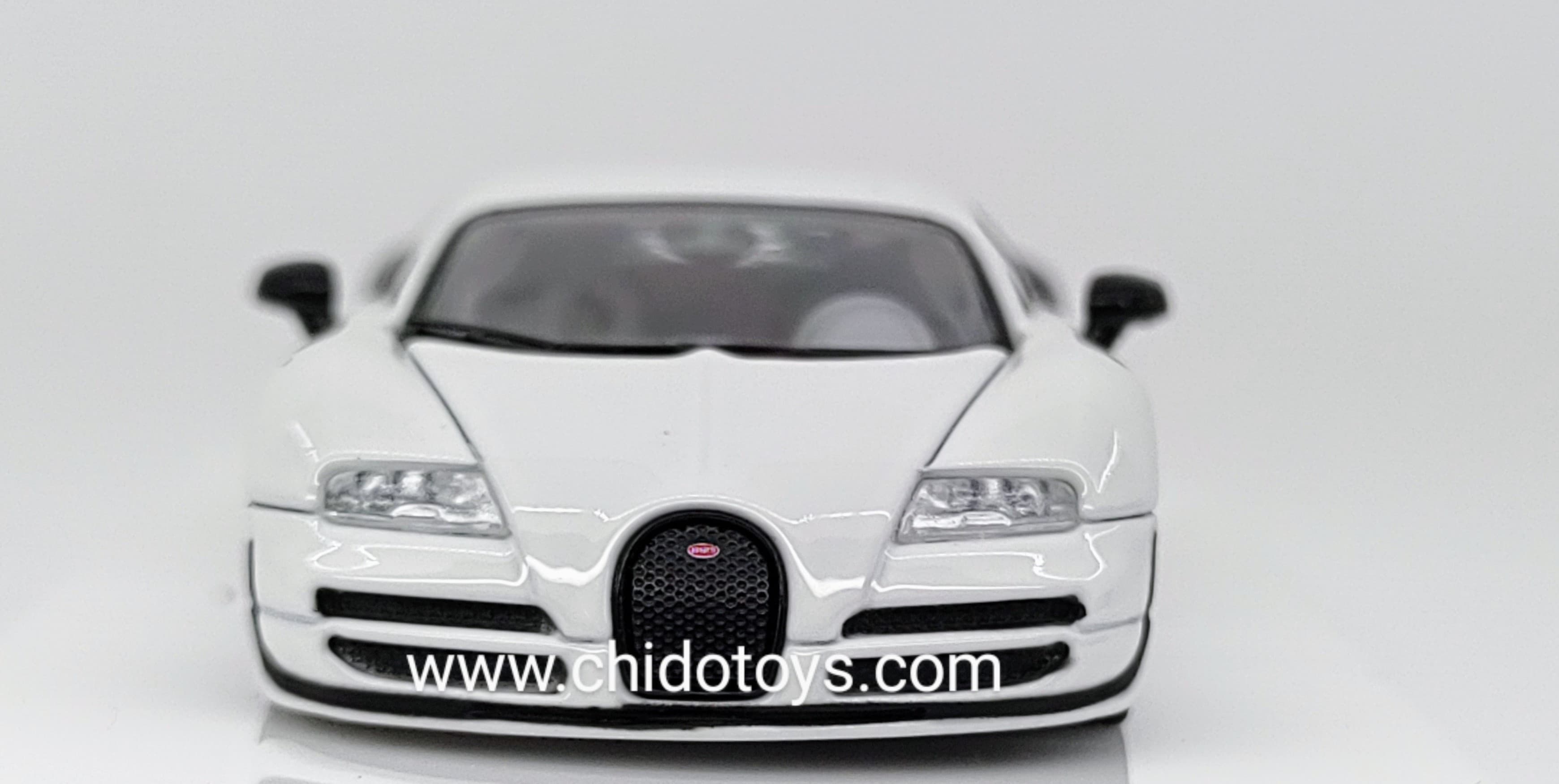 Auto a escala marca Mortal, Modelo Bugatti Veyron Blanco - Chido Toys