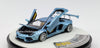 Auto a escala marca PGM, Modelo LBWK Lamborghini Aventador Azzurro THETYS, exclusivo de la HEC 2024 - Chido Toys