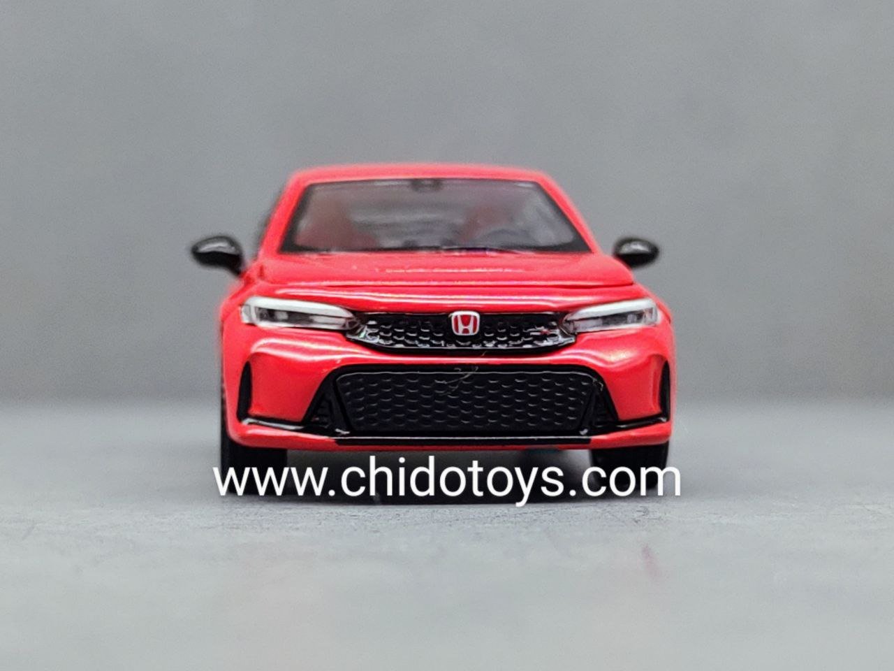 Auto a escala marca Pop Race escala 1/64 modelo Honda Civic Type R. - Chido Toys