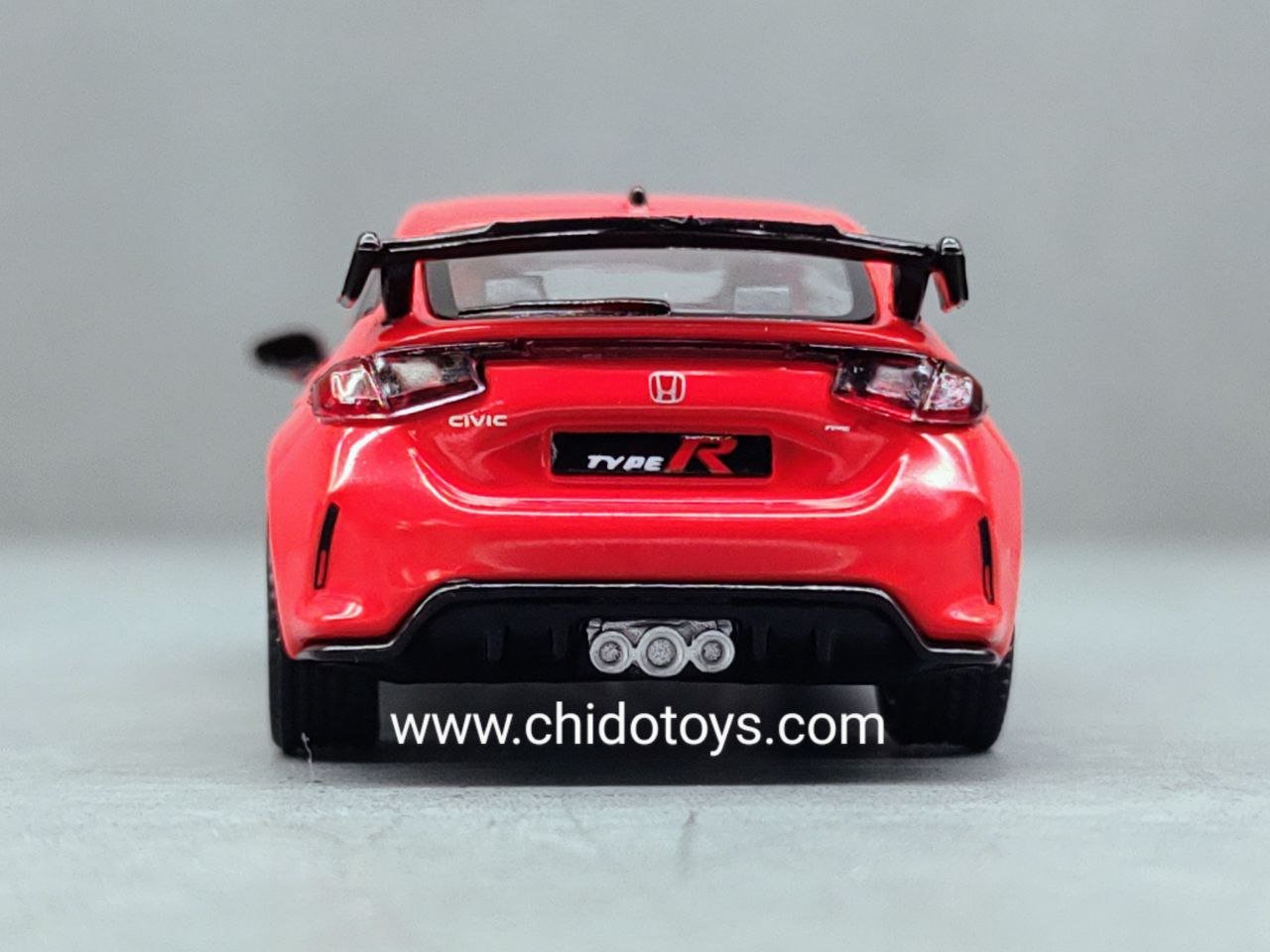 Auto a escala marca Pop Race escala 1/64 modelo Honda Civic Type R. - Chido Toys