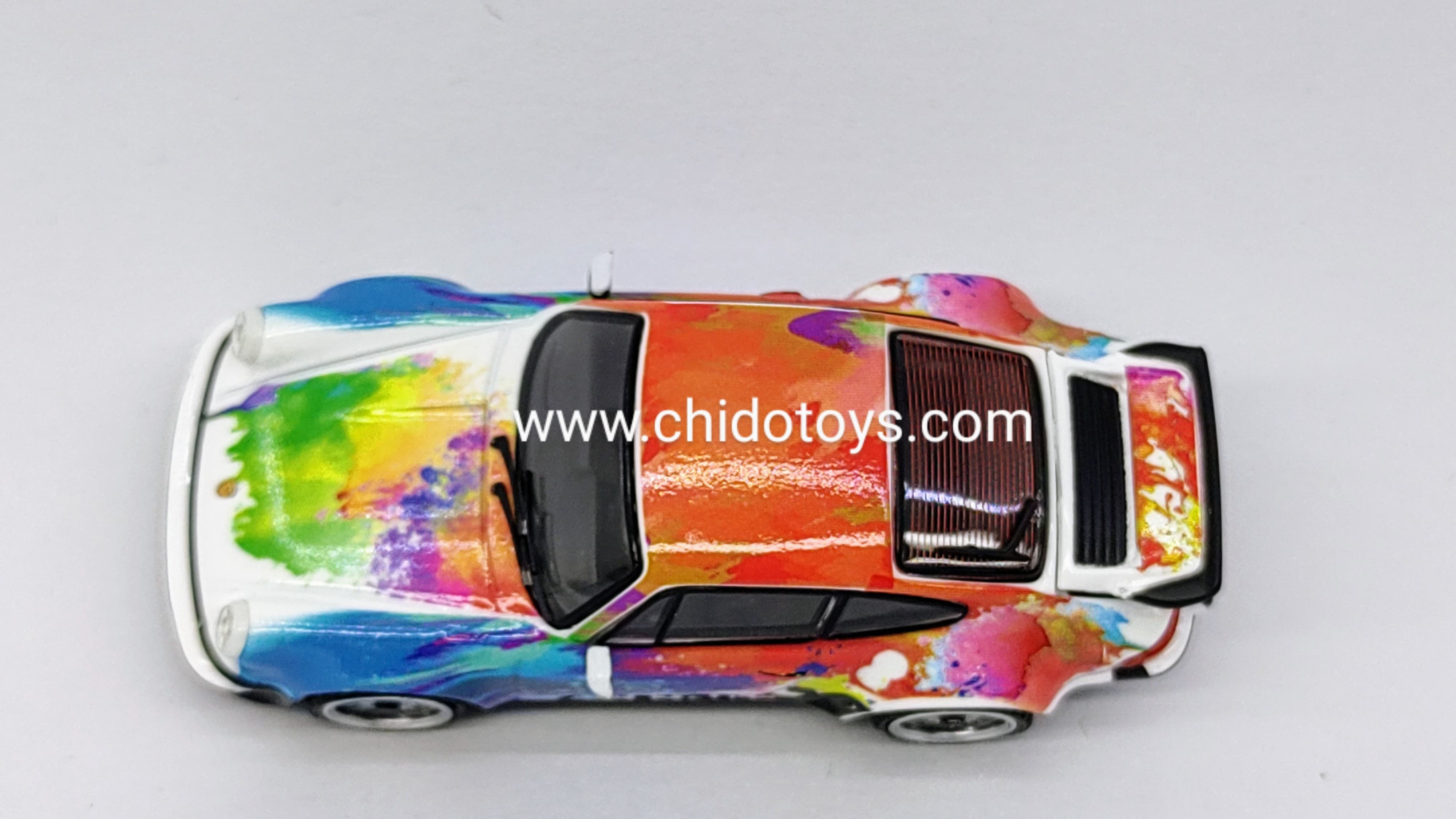 Auto a escala marca Rhino Model, Modelo 1989 Porsche 911 Carrera - Chido Toys