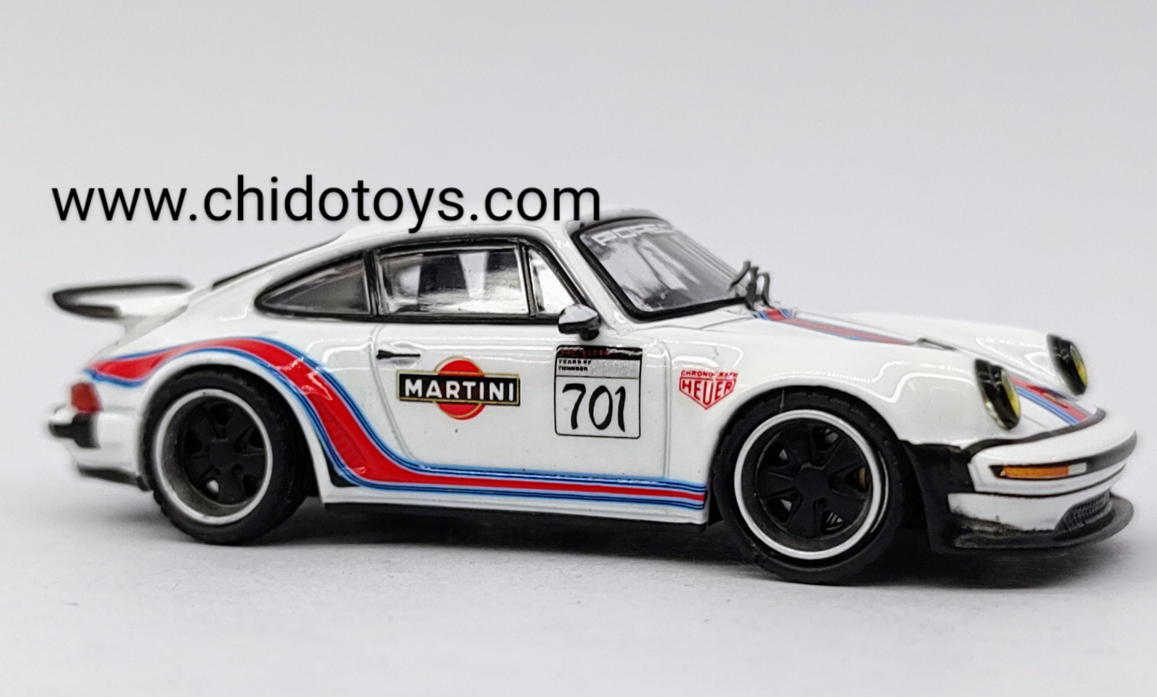 Auto a escala marca Rhino Model, Modelo Singer Turbo Study 930 - Chido Toys