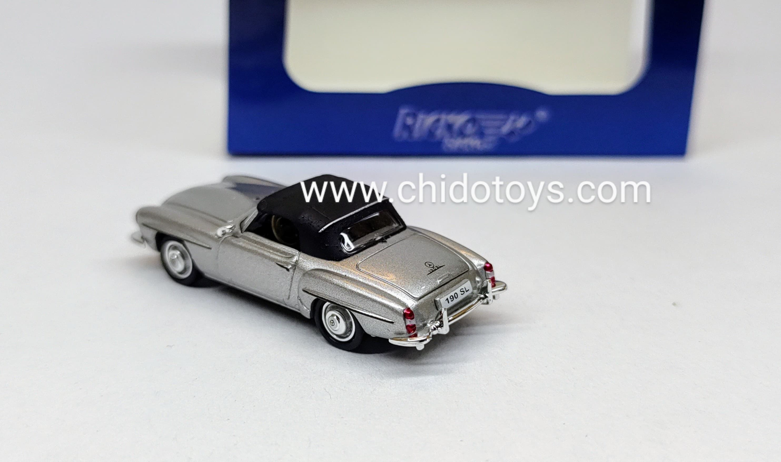 Auto a escala marca Ricko, Modelo Mercedes Benz 190 SL - Chido Toys