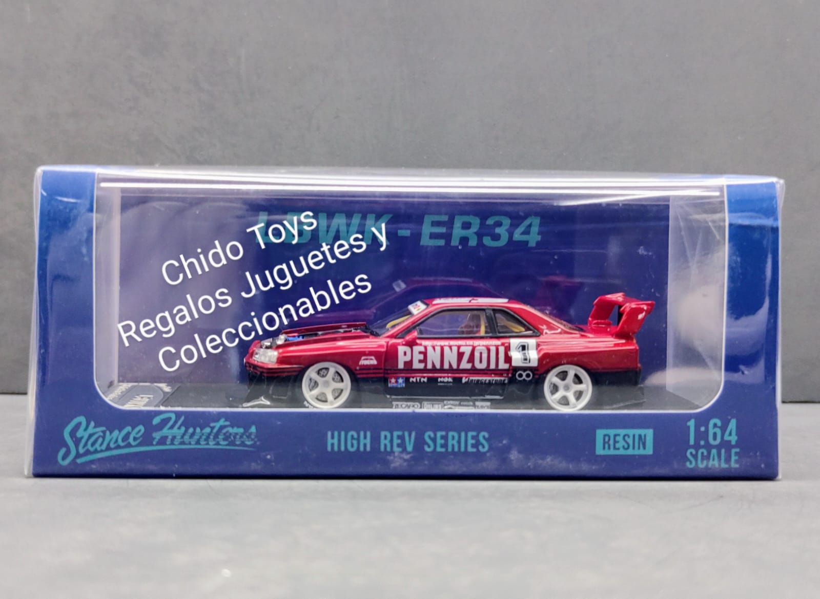 Nissan Skyline GTR34LBWK-ER34 1:64 Stance Hunters - Exclusivity