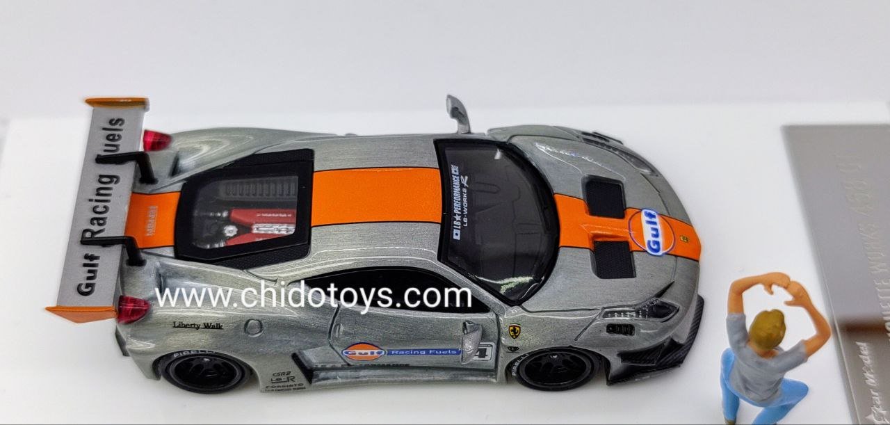 Auto a escala marca Star Model, Modelo LBWK Silhouette Works 458 GT - Chido Toys