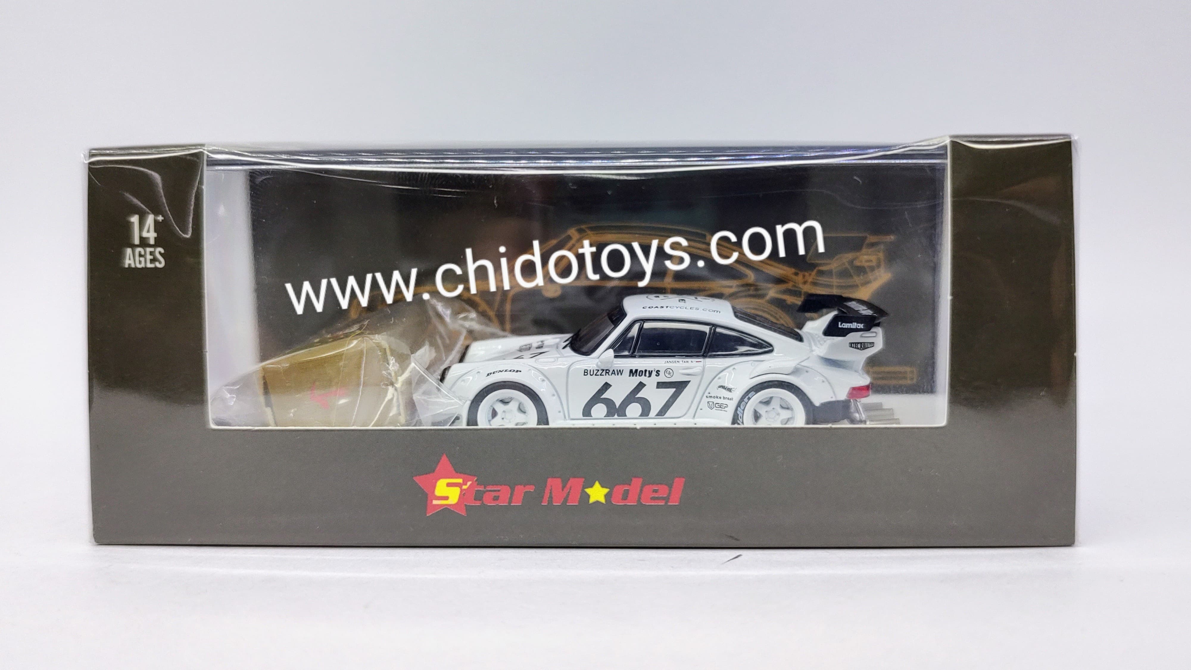 Auto a escala marca Star Model, Modelo Rauh - Welt RWB 930 - Chido Toys