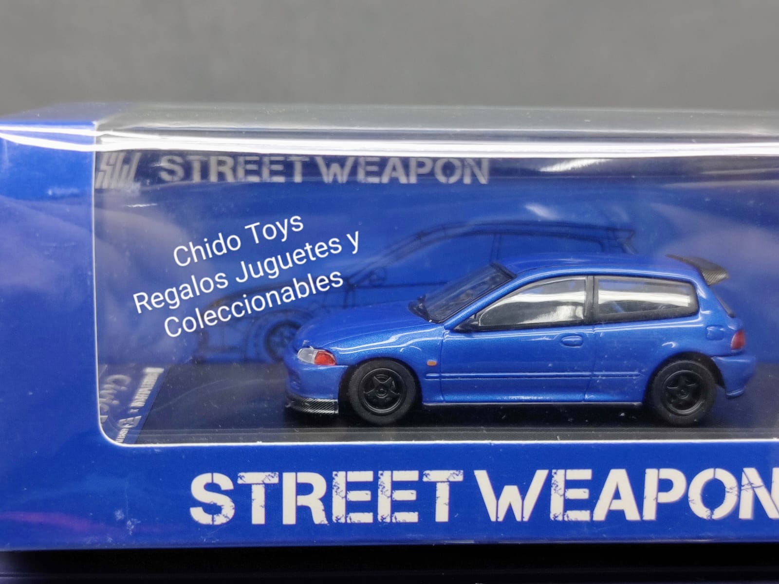 Auto a escala marca Street Weapon Modelo Honda Civic EG6 - Chido Toys