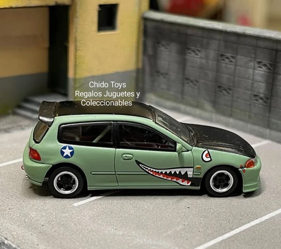 Auto a escala marca Street Weapon Modelo Honda Civic EG6 - Chido Toys