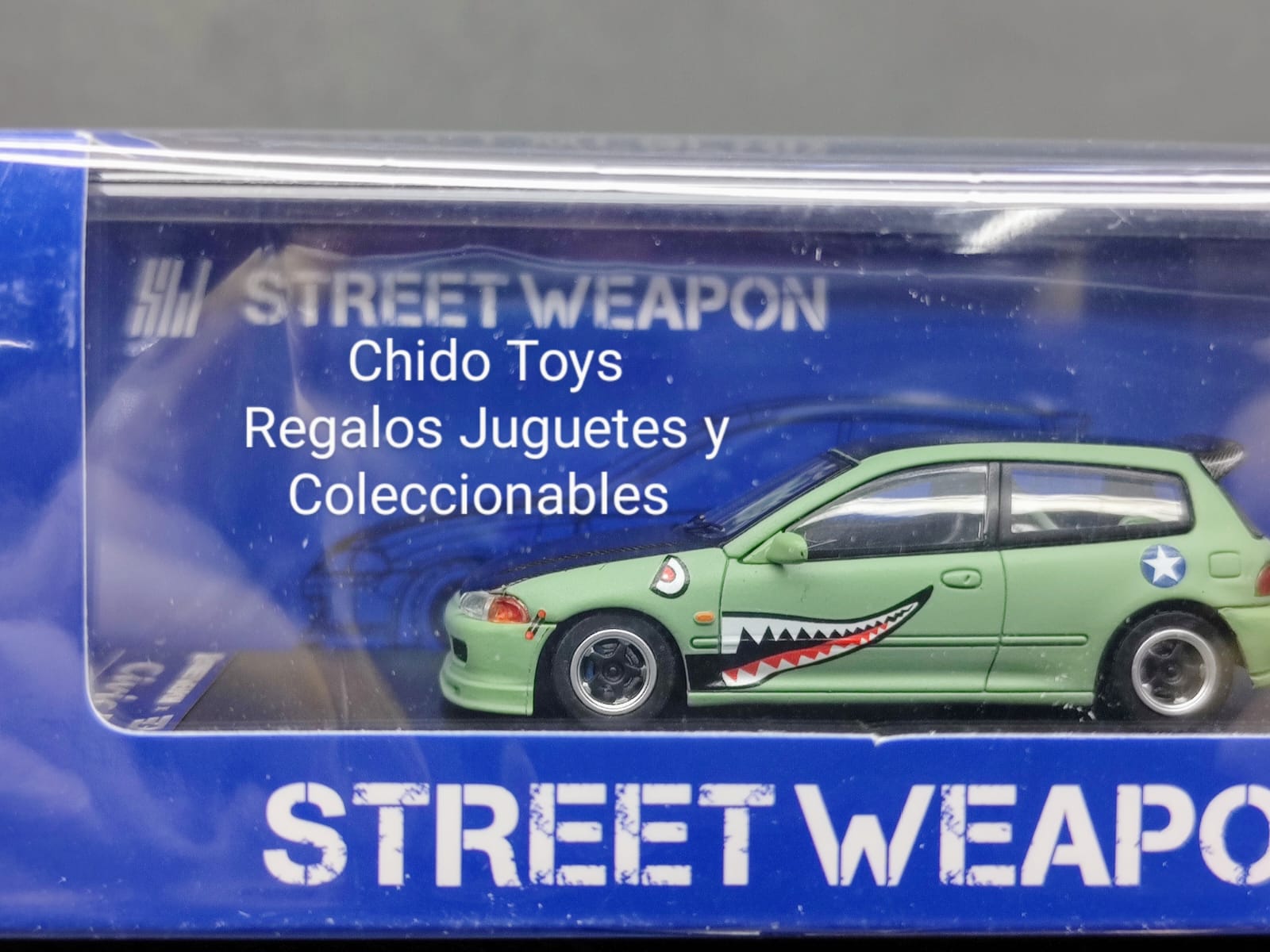 Auto a escala marca Street Weapon Modelo Honda Civic EG6 - Chido Toys