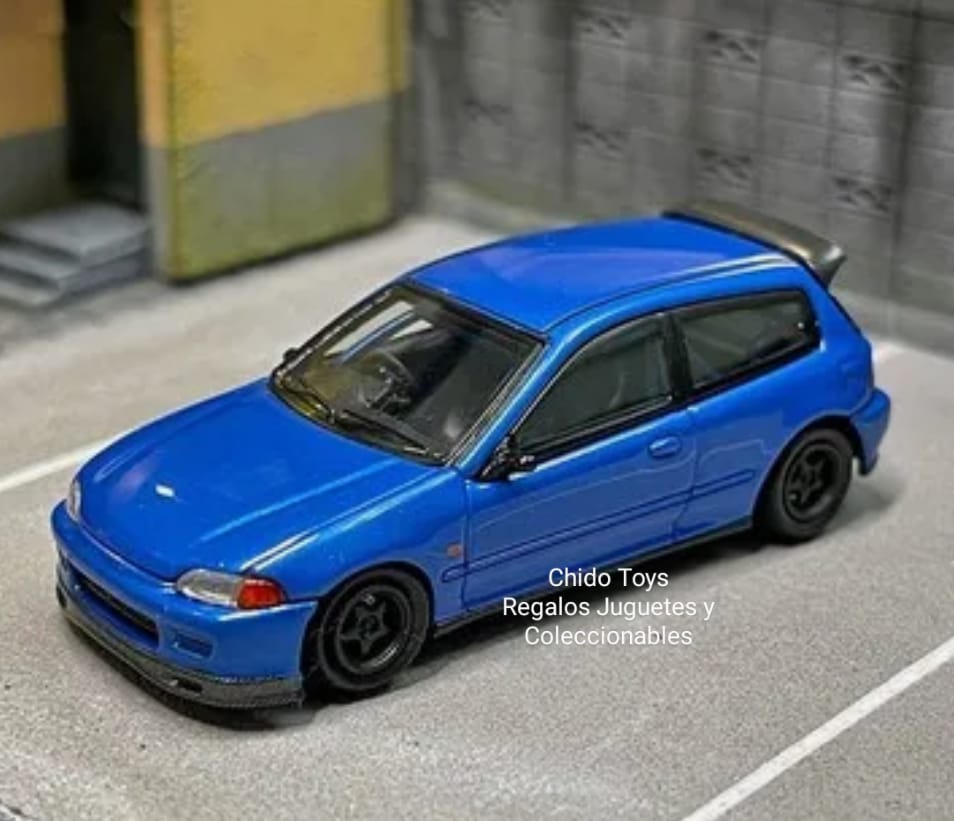 Auto a escala marca Street Weapon Modelo Honda Civic EG6 - Chido Toys