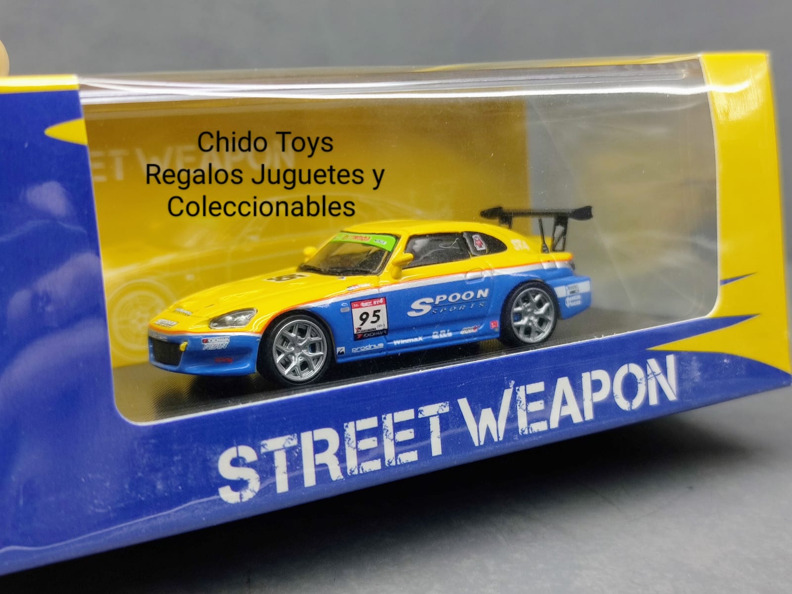 Auto a escala marca Street Weapon, Modelo Honda S2000 - Chido Toys