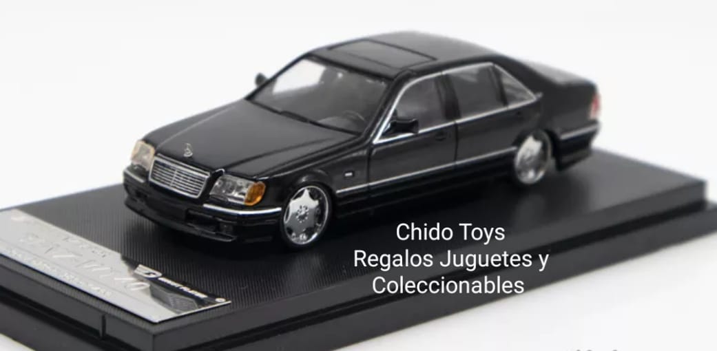 Auto a escala marca Street Weapon, Modelo Mercedes Benz, S Class (W - 140) - Chido Toys