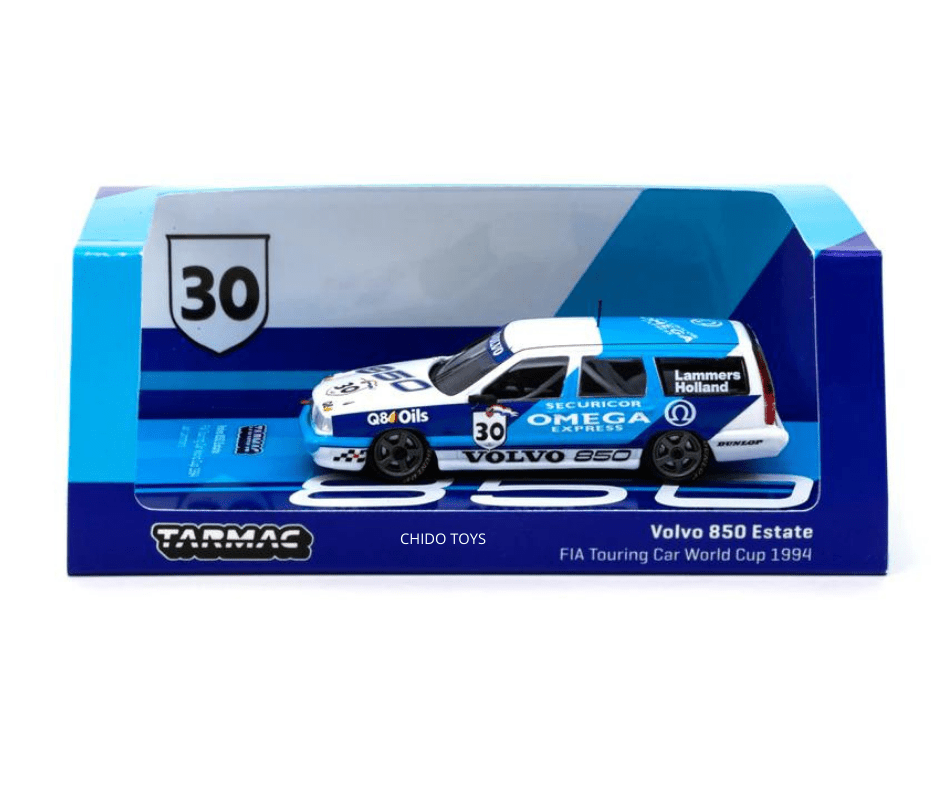 Auto a escala marca Tarmac, modelo Volvo 850 Estate, edad 14+ - Chido Toys