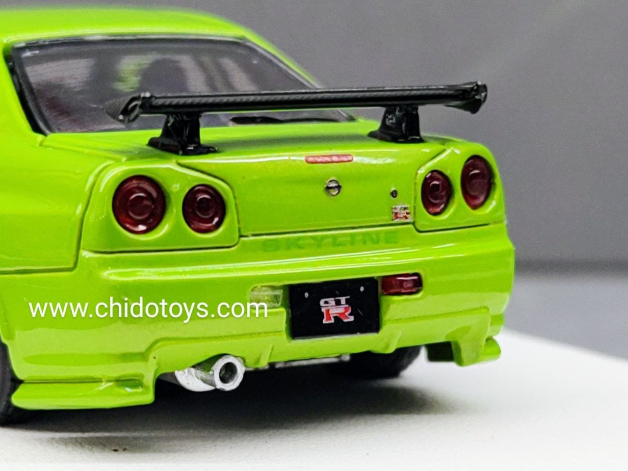 Auto a escala marca Time Micro, Modelo GT - R R34 - Chido Toys