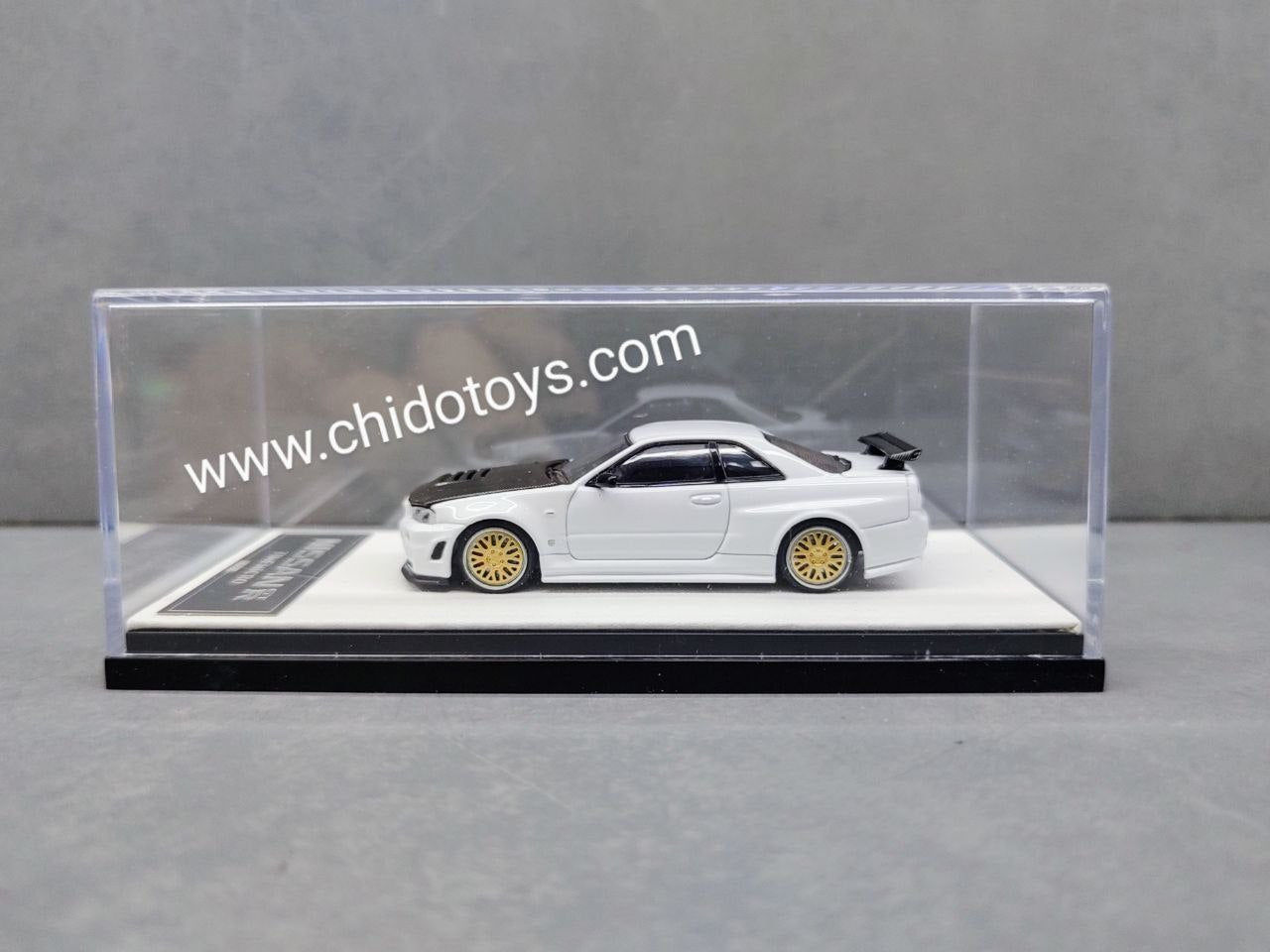 Auto a escala marca Time Micro, Modelo GT - R R34 - Chido Toys