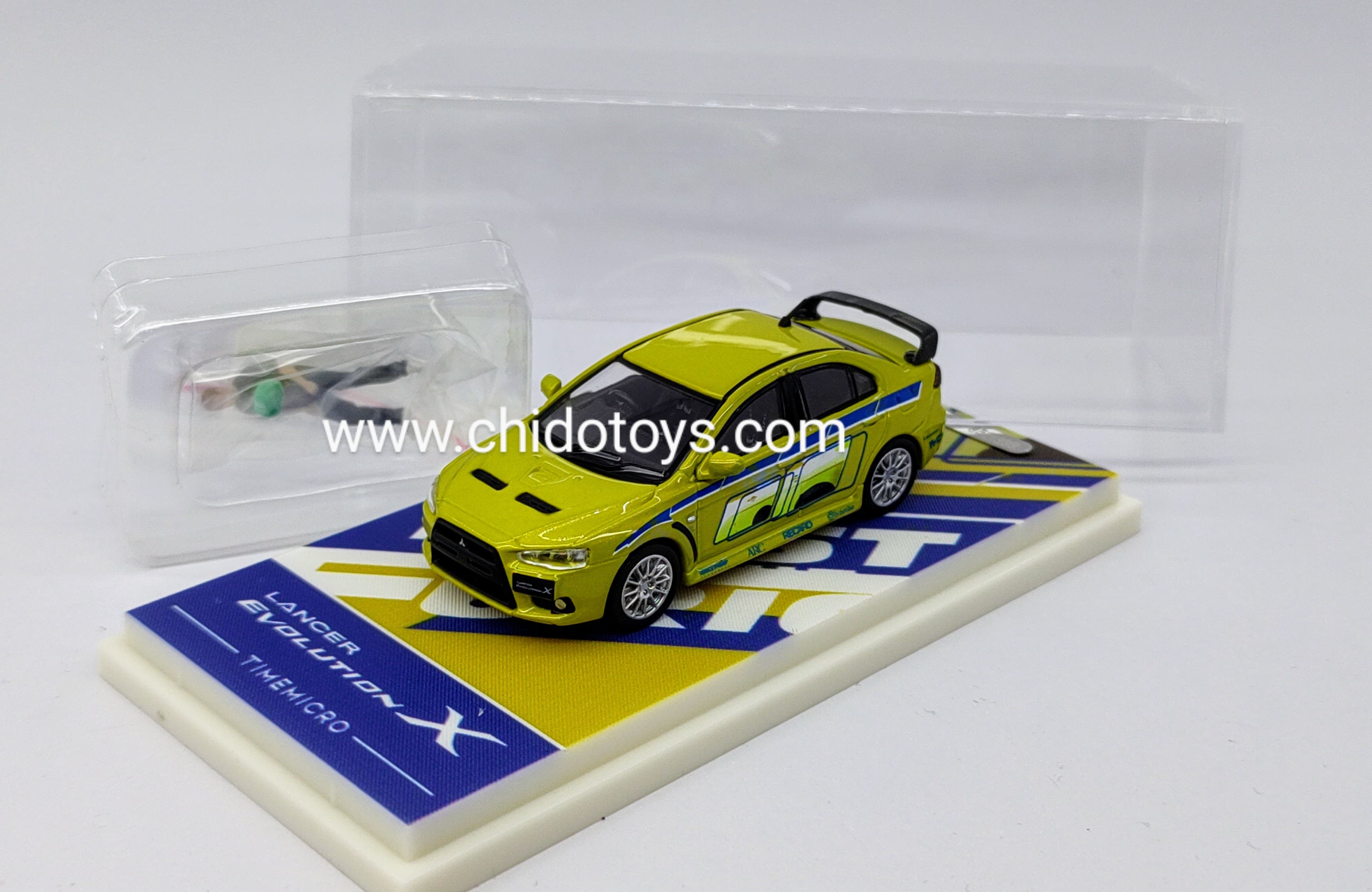 Auto a escala marca Time Micro, Modelo Lancer Evolution X - Chido Toys