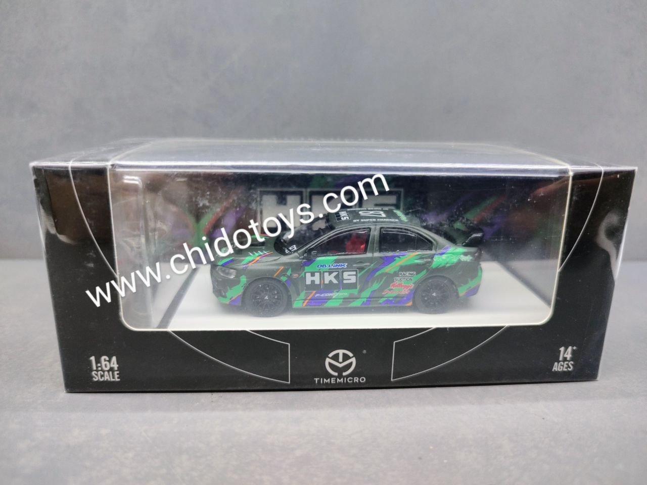 Auto a escala marca Time Micro, Modelo Lancer Evolution X. - Chido Toys