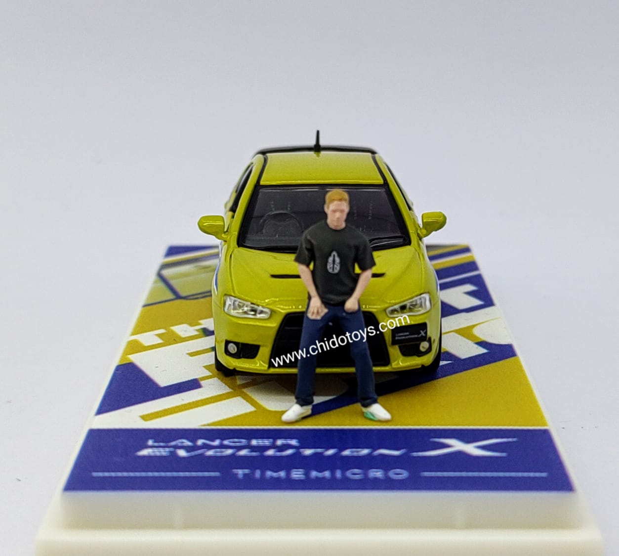 Auto a escala marca Time Micro, Modelo Lancer Evolution X - Chido Toys