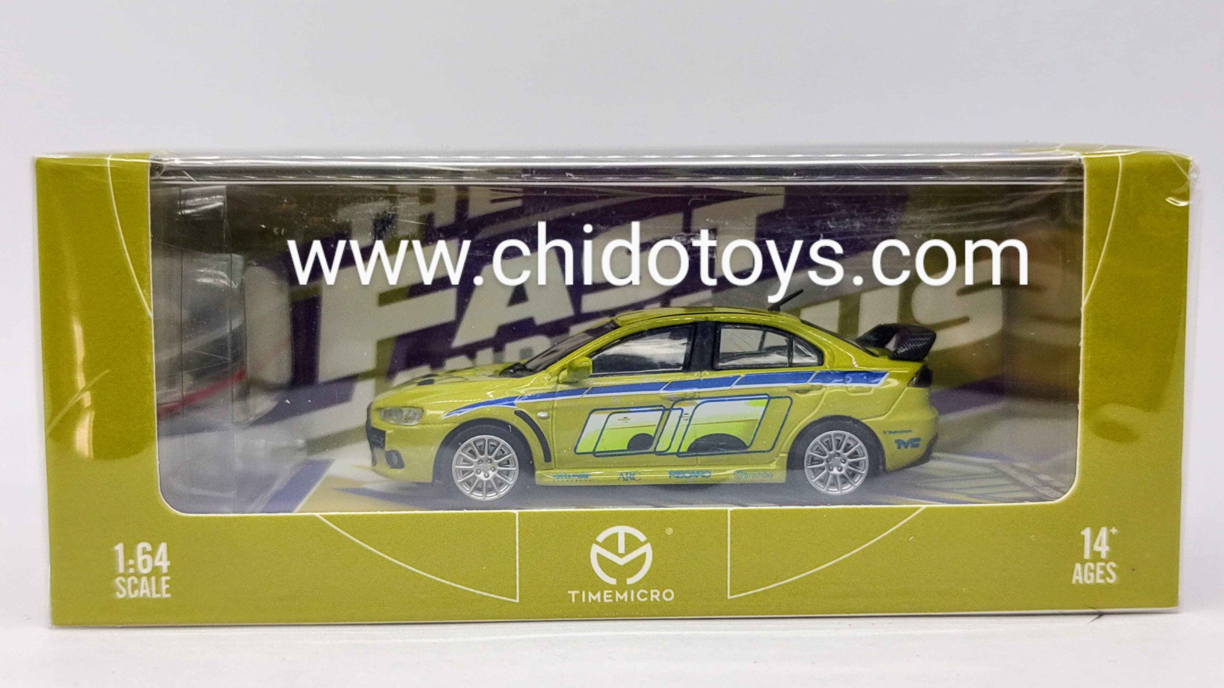 Auto a escala marca Time Micro, Modelo Lancer Evolution X - Chido Toys