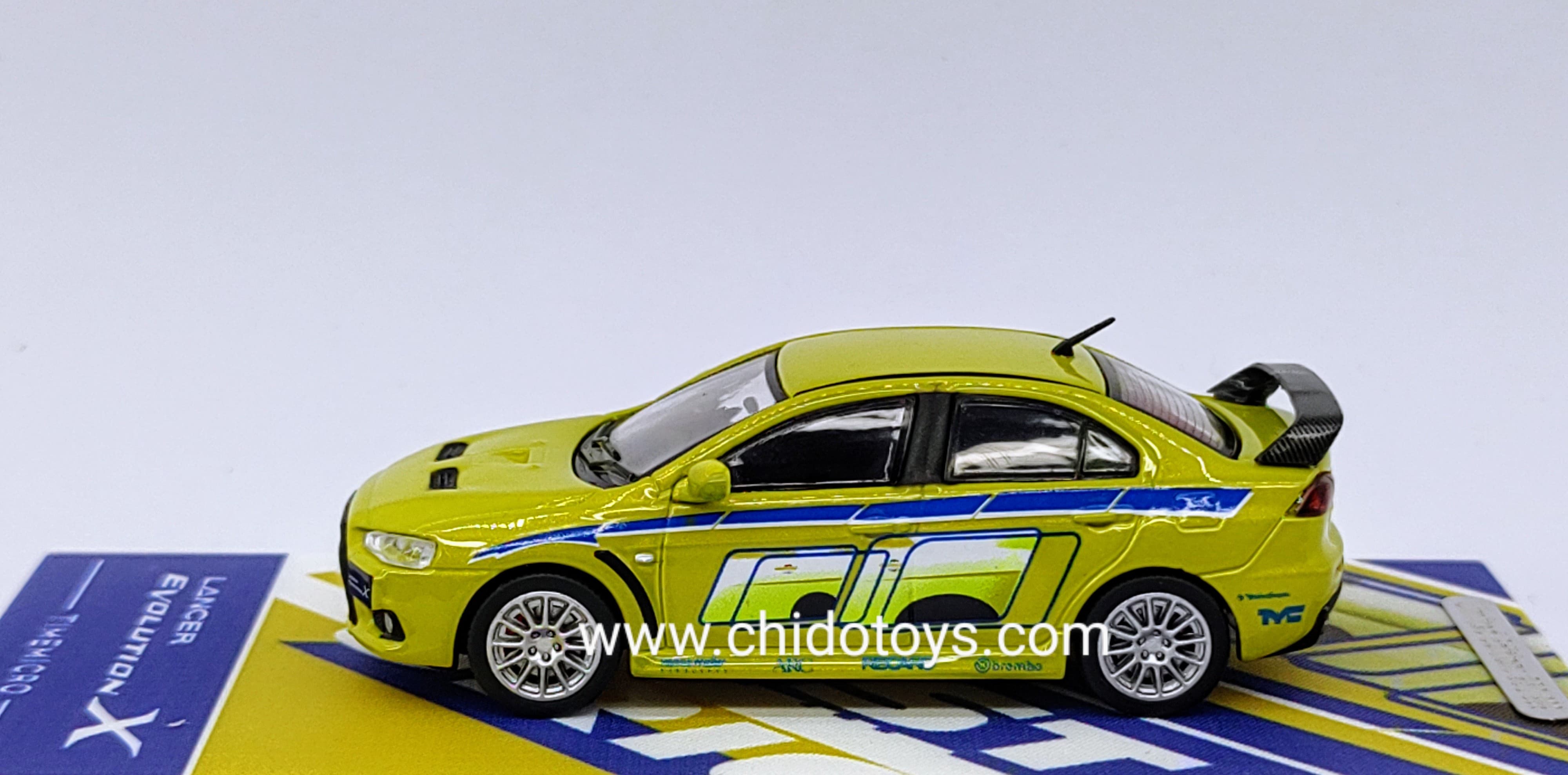 Auto a escala marca Time Micro, Modelo Lancer Evolution X - Chido Toys