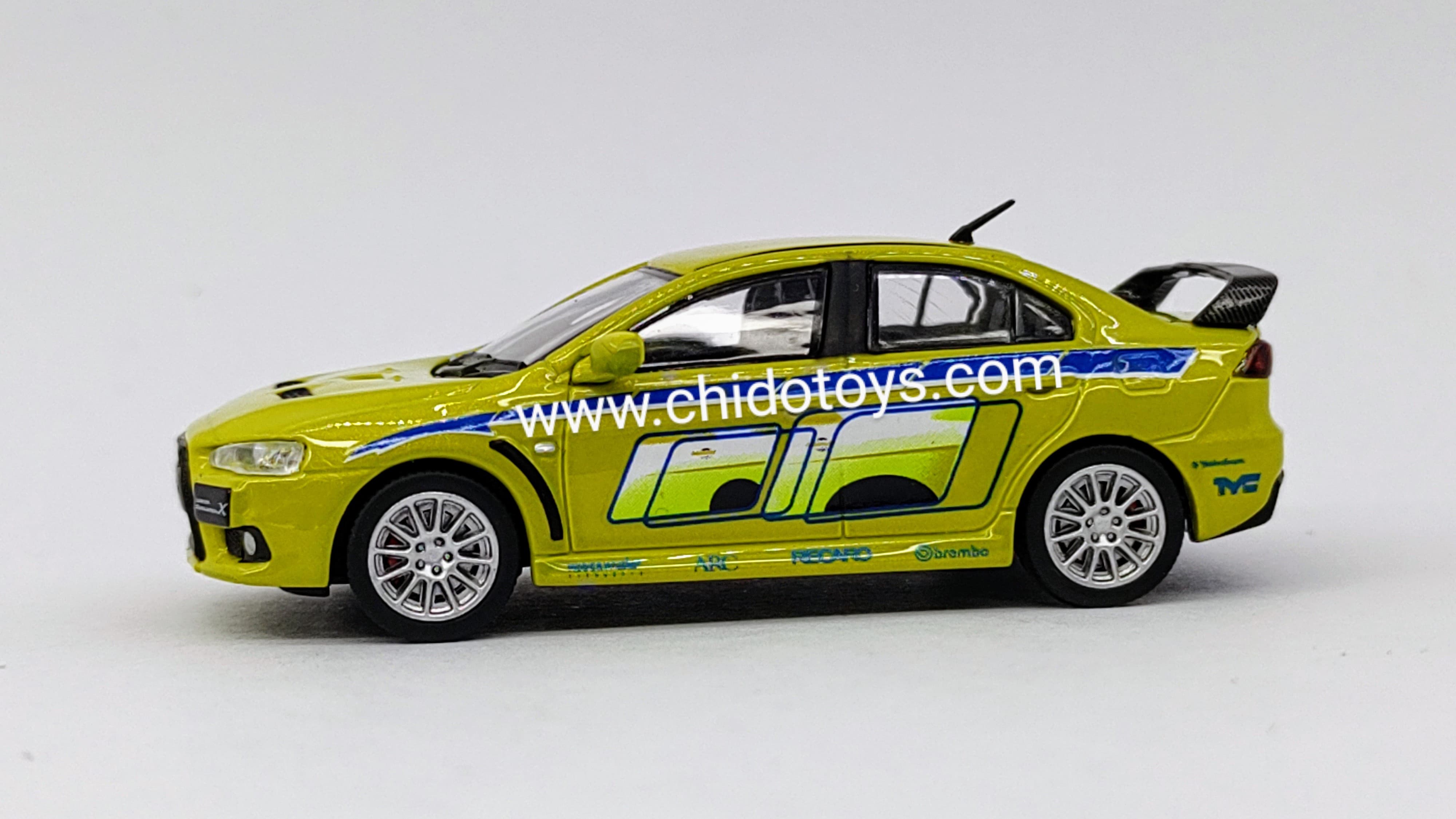 Auto a escala marca Time Micro, Modelo Lancer Evolution X - Chido Toys