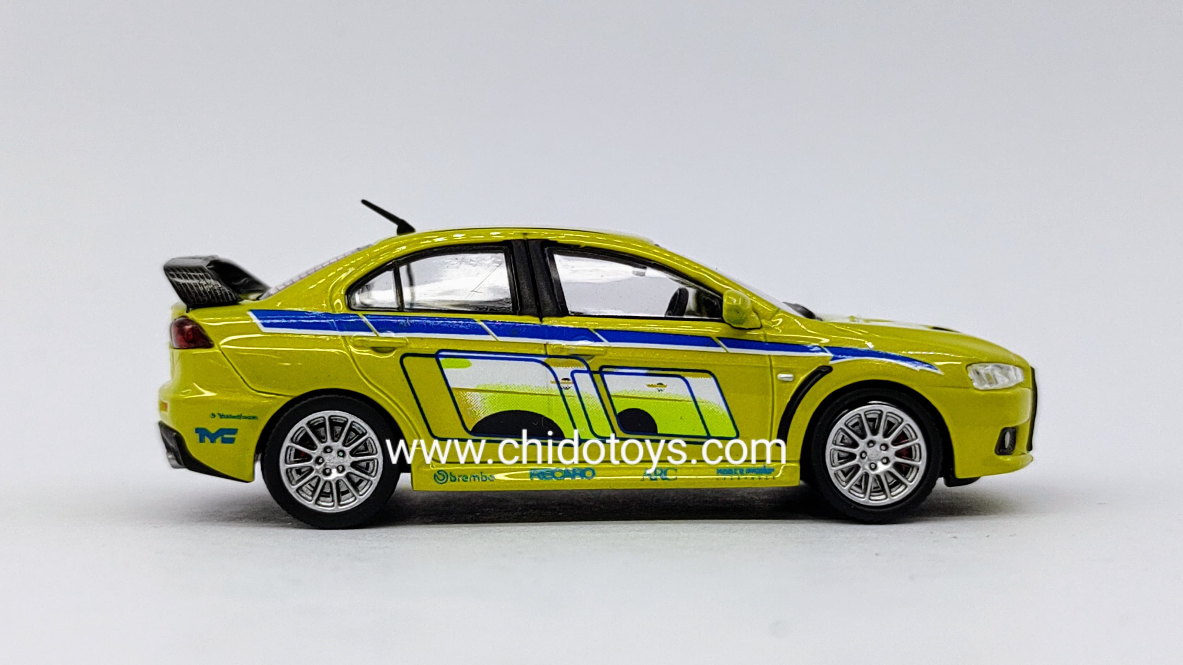 Auto a escala marca Time Micro, Modelo Lancer Evolution X - Chido Toys