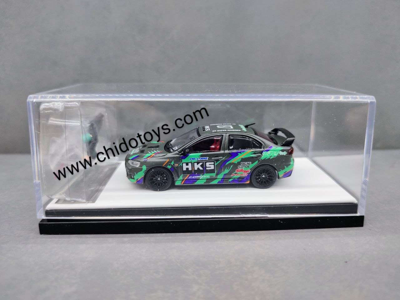 Auto a escala marca Time Micro, Modelo Lancer Evolution X. - Chido Toys