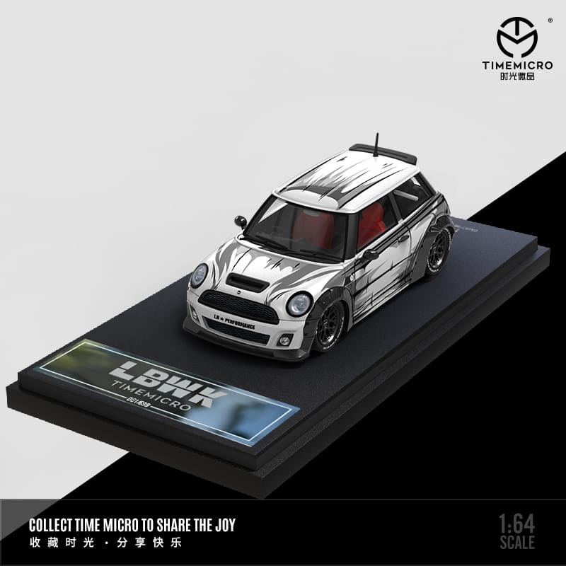 Time Micro Mini Cooper LBWK Comic Style 1:64 metal con capelo – Chido Toys